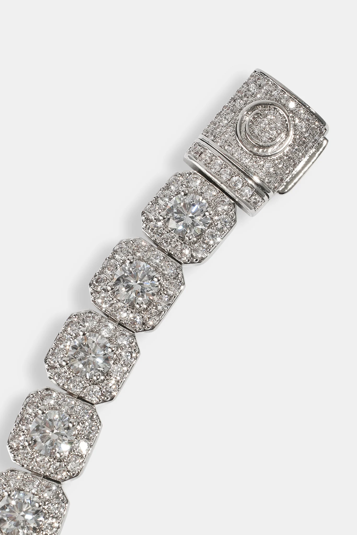 10mm Clustered Tennis Bracelet - Image 3