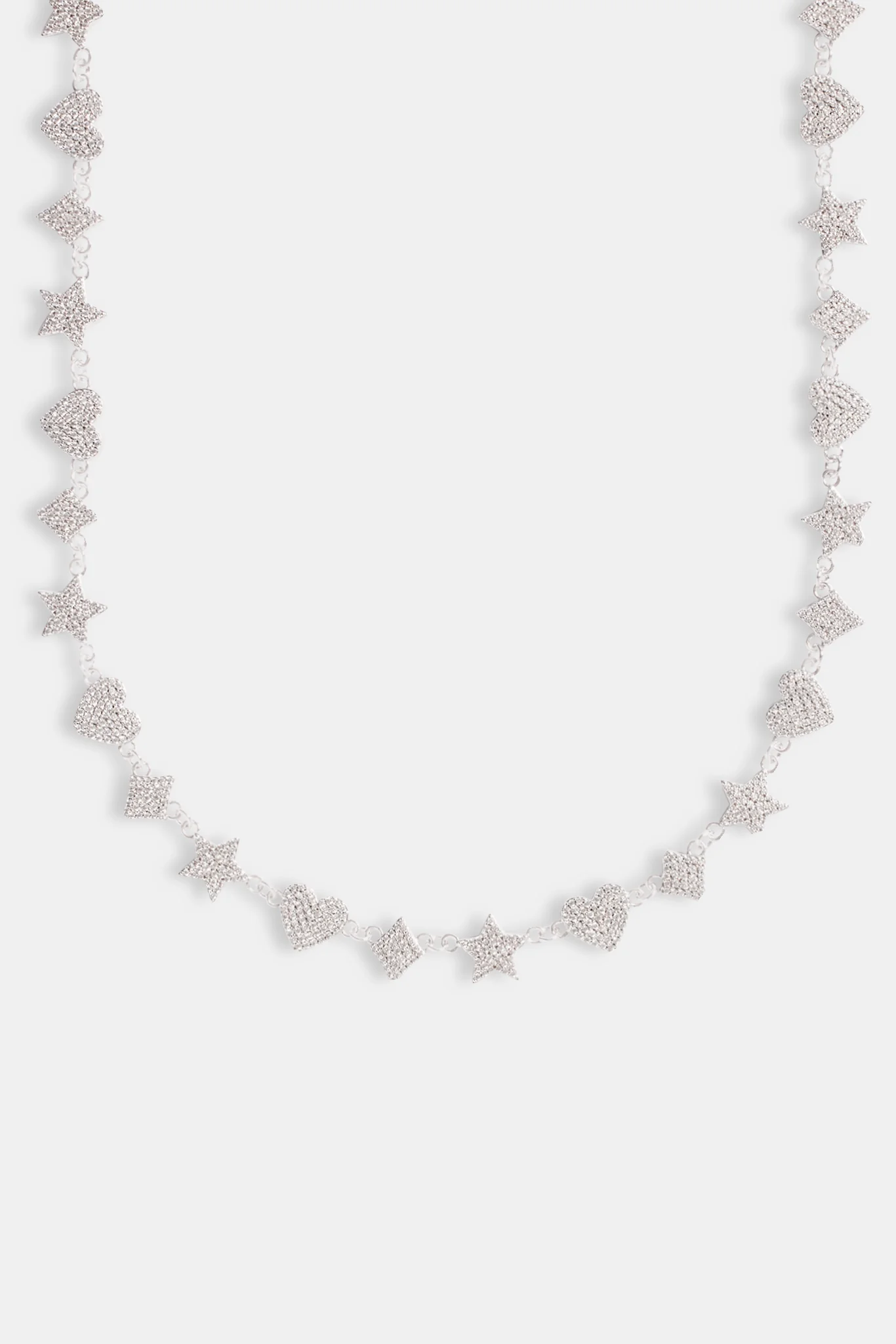10mm Iced CZ Motif Tennis Chain - Image 2