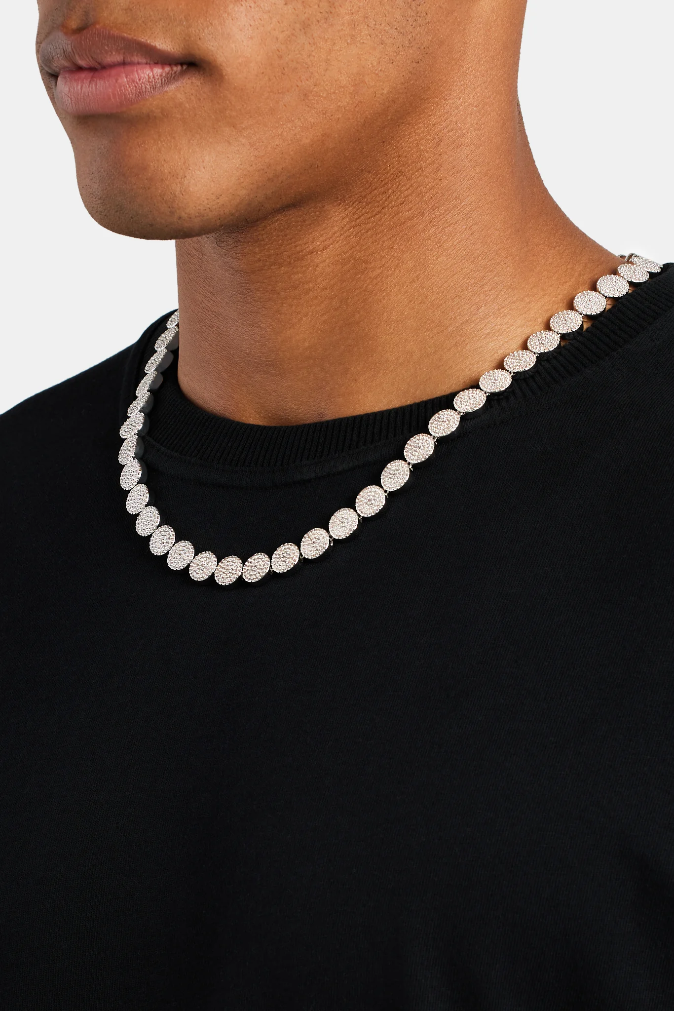 10mm Iced CZ Round Allway Chain - Image 3