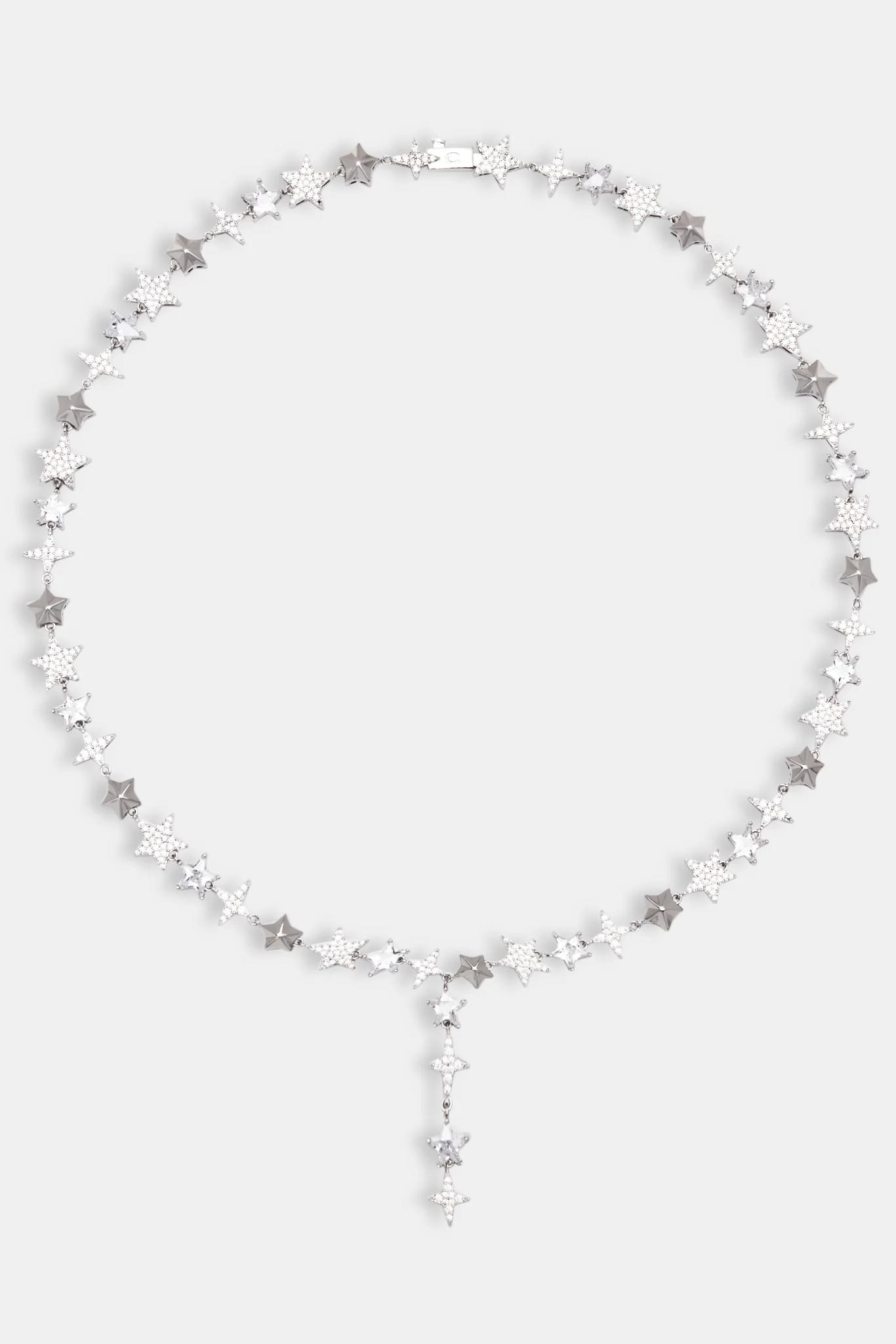 10mm Iced CZ Star Drop Tennis Chain - Image 3