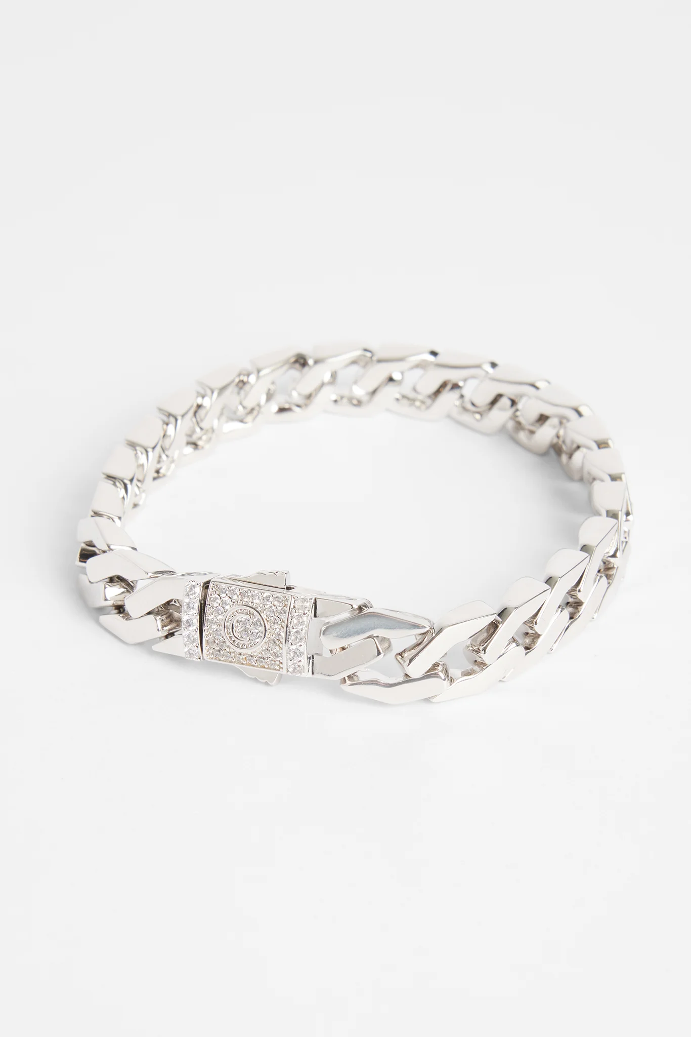 10mm Polished Flat Prong Bracelet