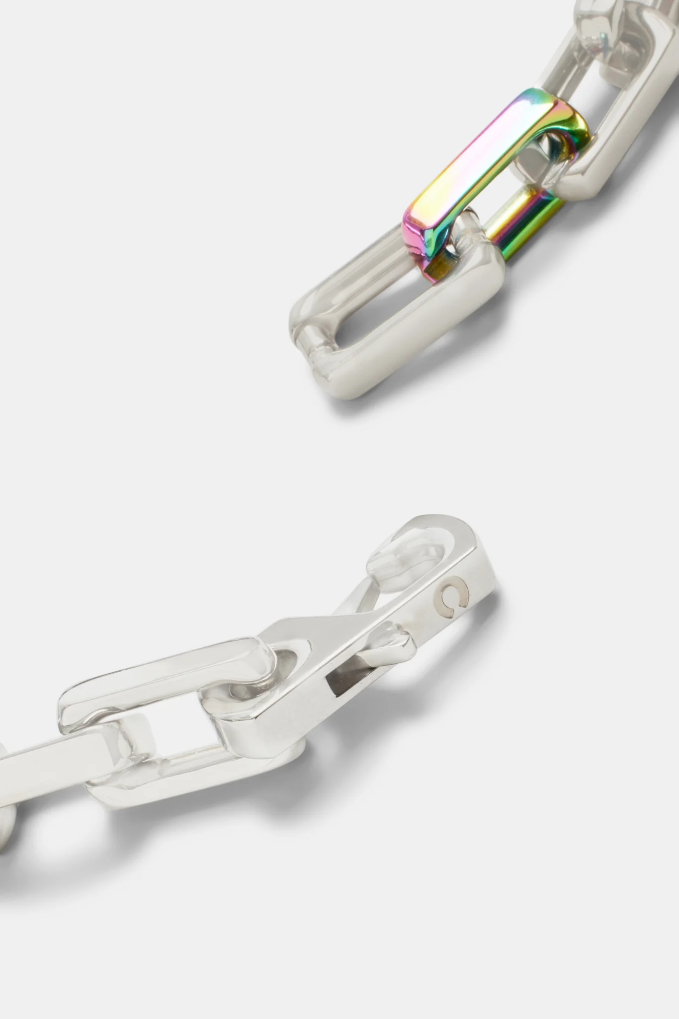 10mm Oil Slick Mix Link Chain - Image 3