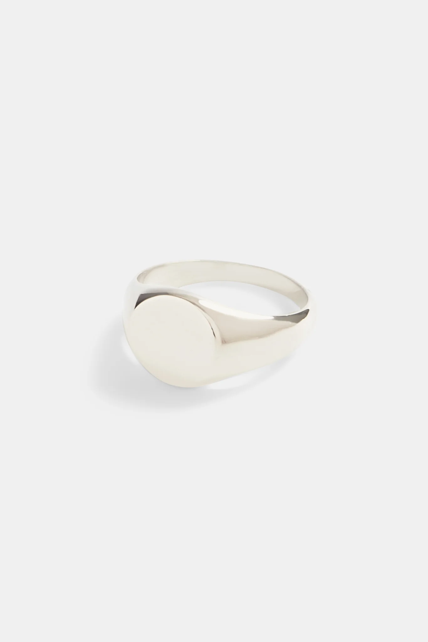 11mm Polished Round Signet Ring - Image 3