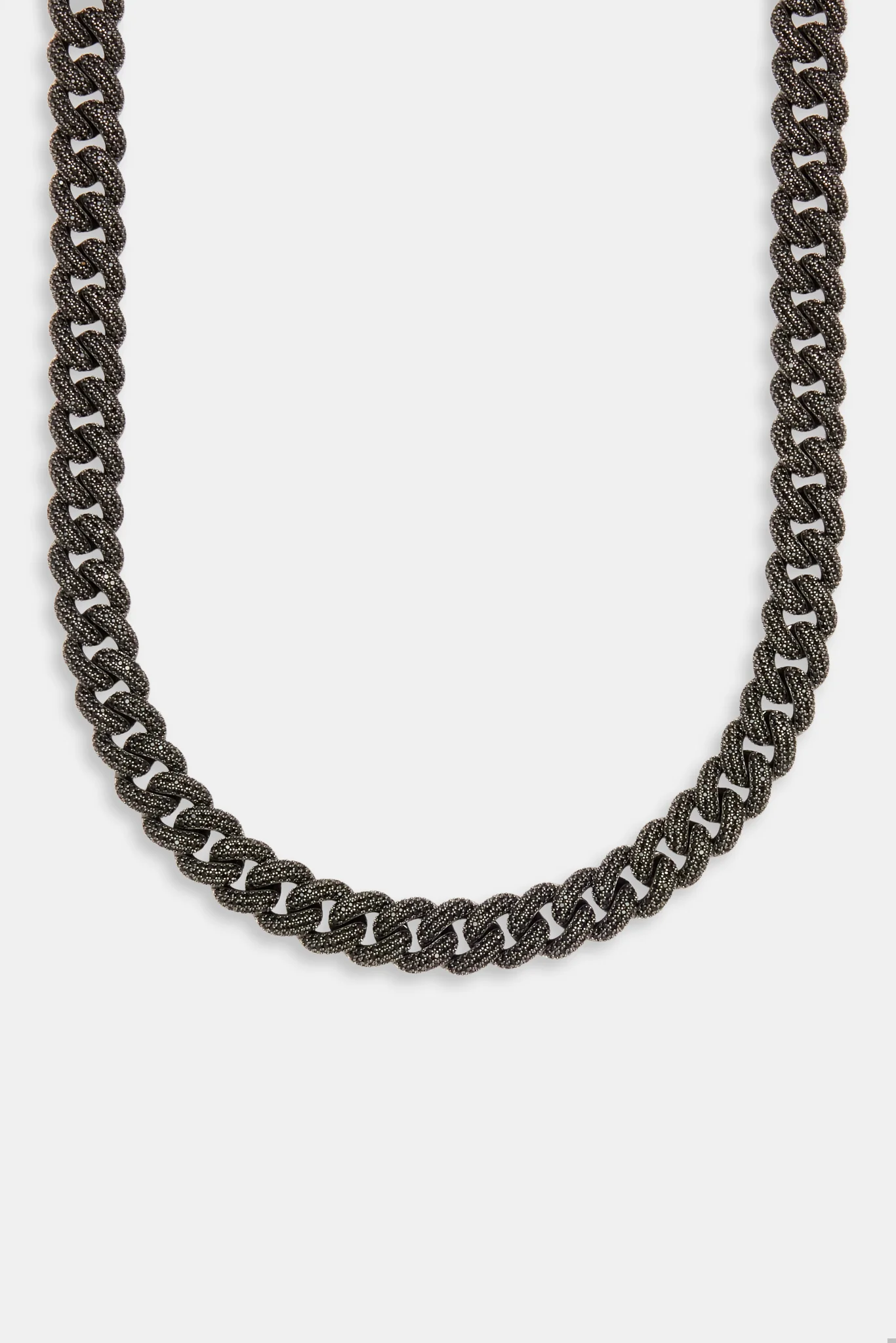 Iced Cuban Chain - Black - Image 2