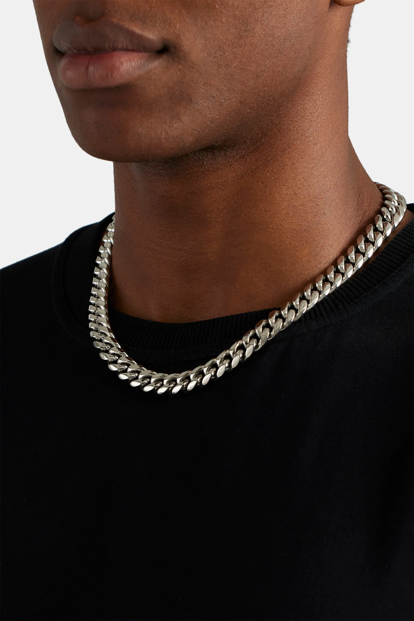Miami Cuban Link Chain - 12mm - White - Image 3