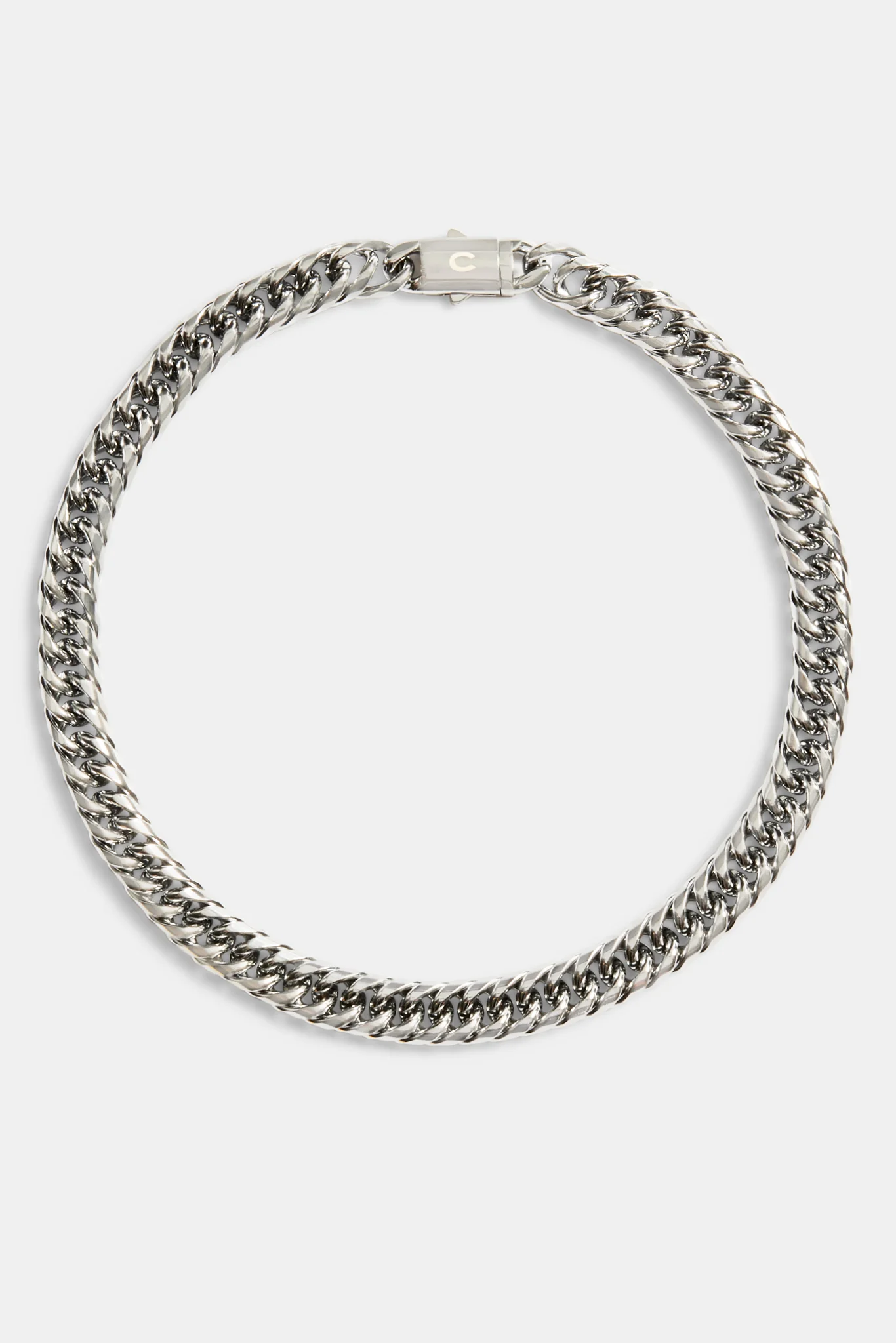 13mm Polished Cuban Link Chain - Stainless Steel - Image 2