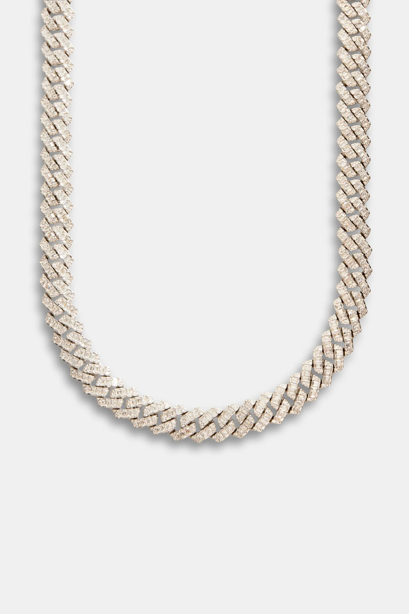 14mm Baguette Prong Cuban Choker - Image 2