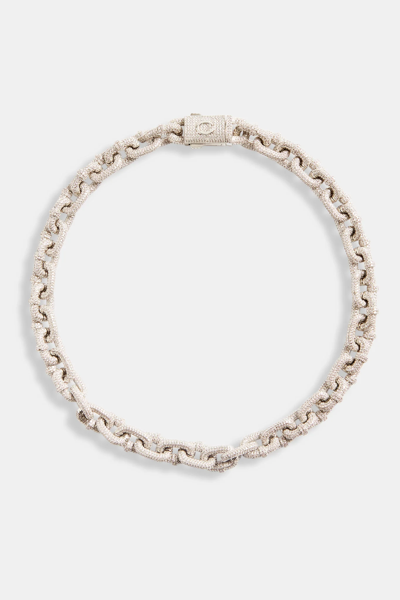 14mm Iced Chunky Link Pave Chain - Image 3