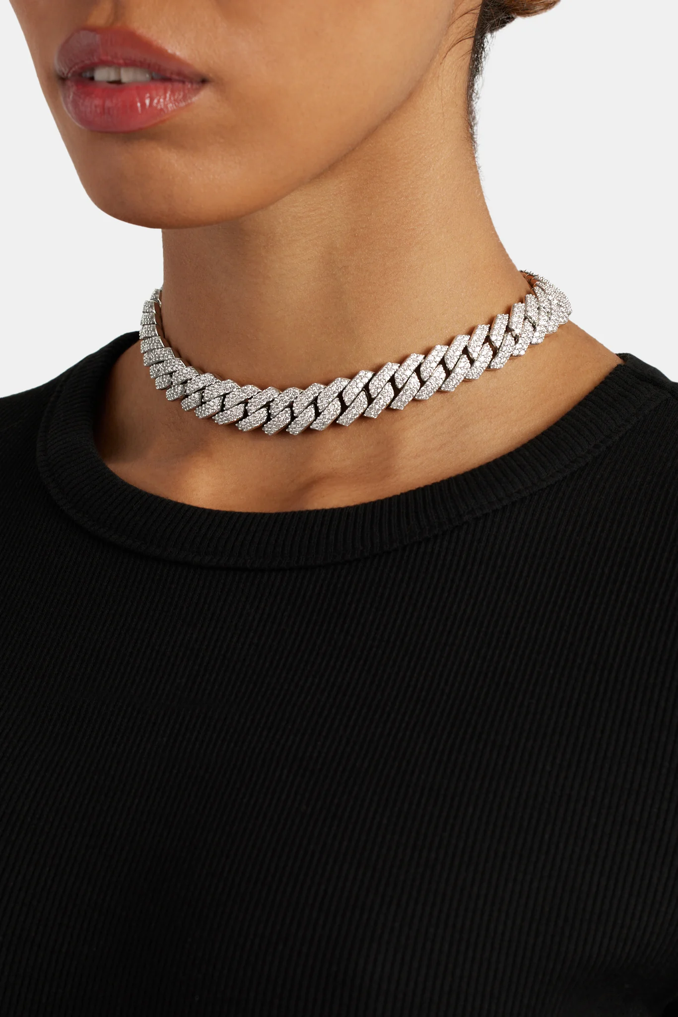 14mm Prong Cuban Chain Choker - Image 4