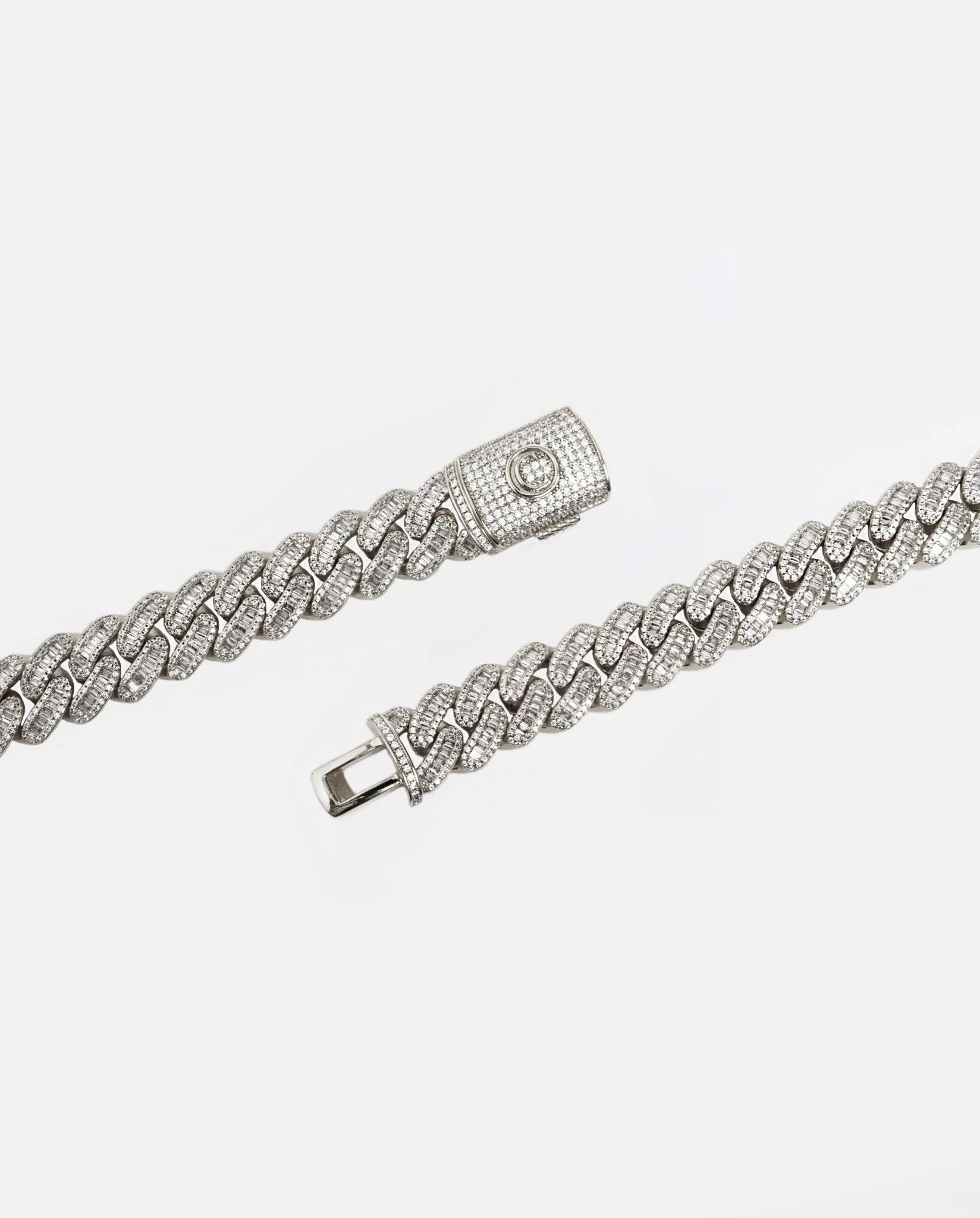 15mm Baguette Cuban Link Chain - Image 3