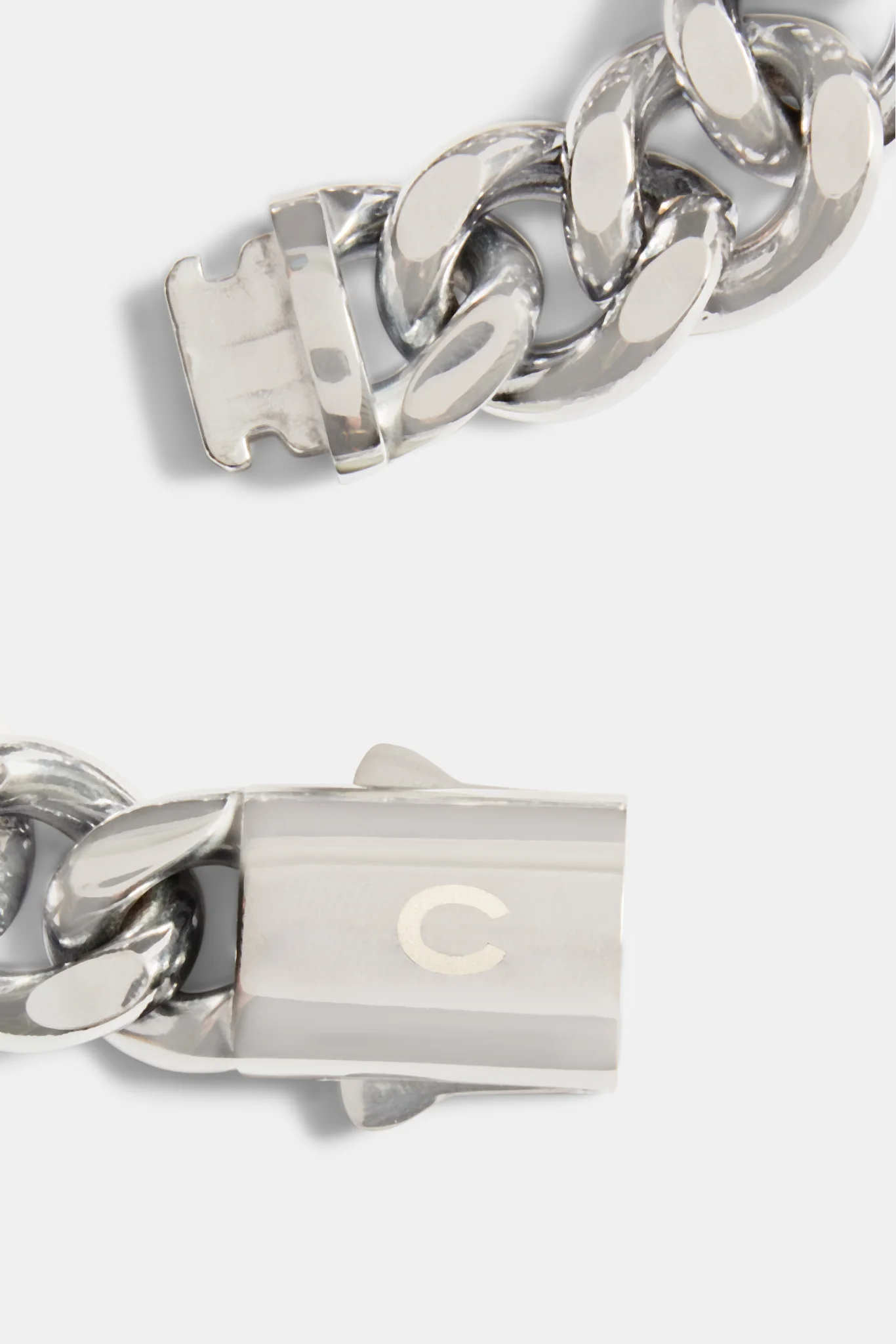 15mm Polished Cuban Bracelet - Stainless Steel - Image 3