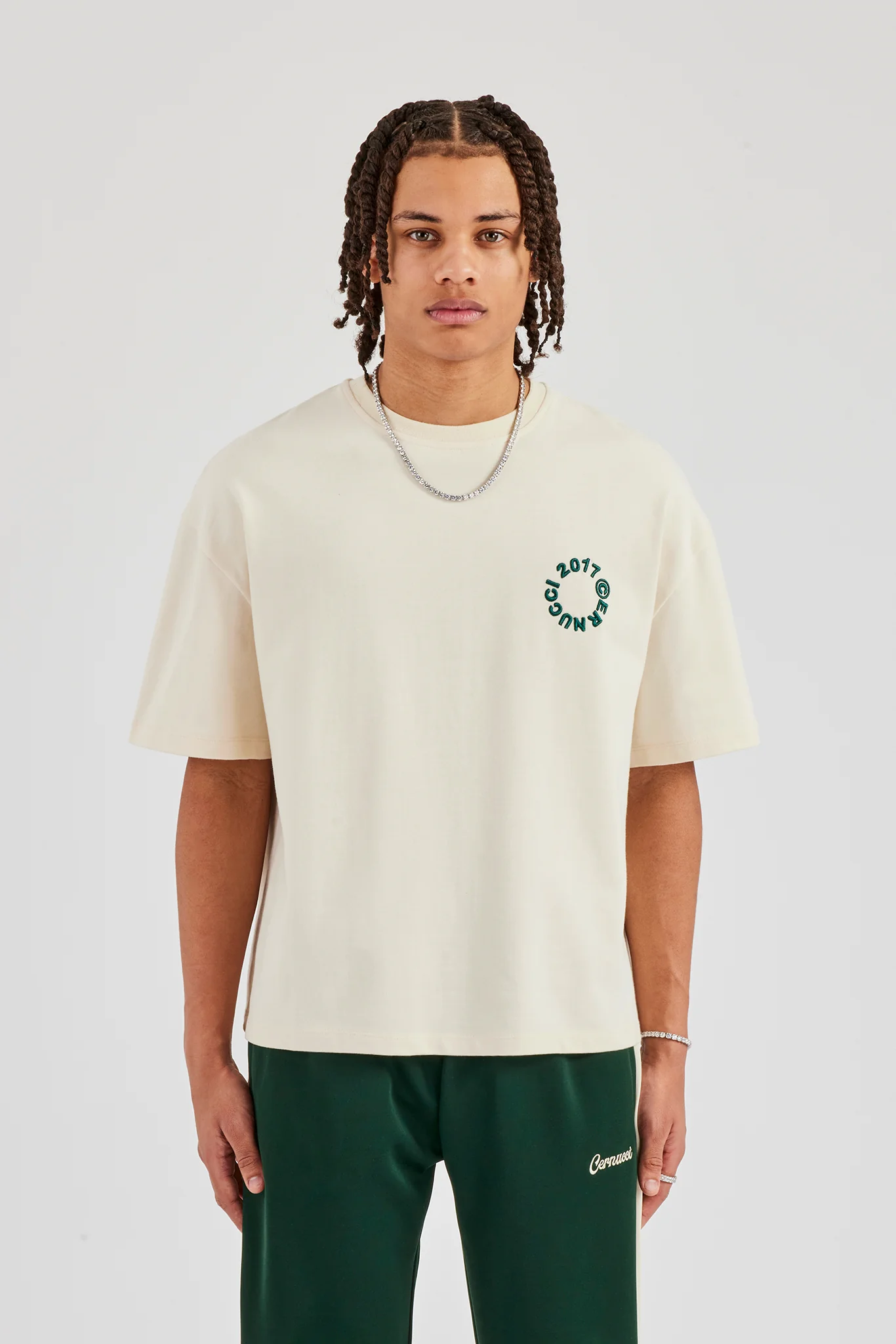 1886 Back Print Boxy T-Shirt - Off White - Image 2