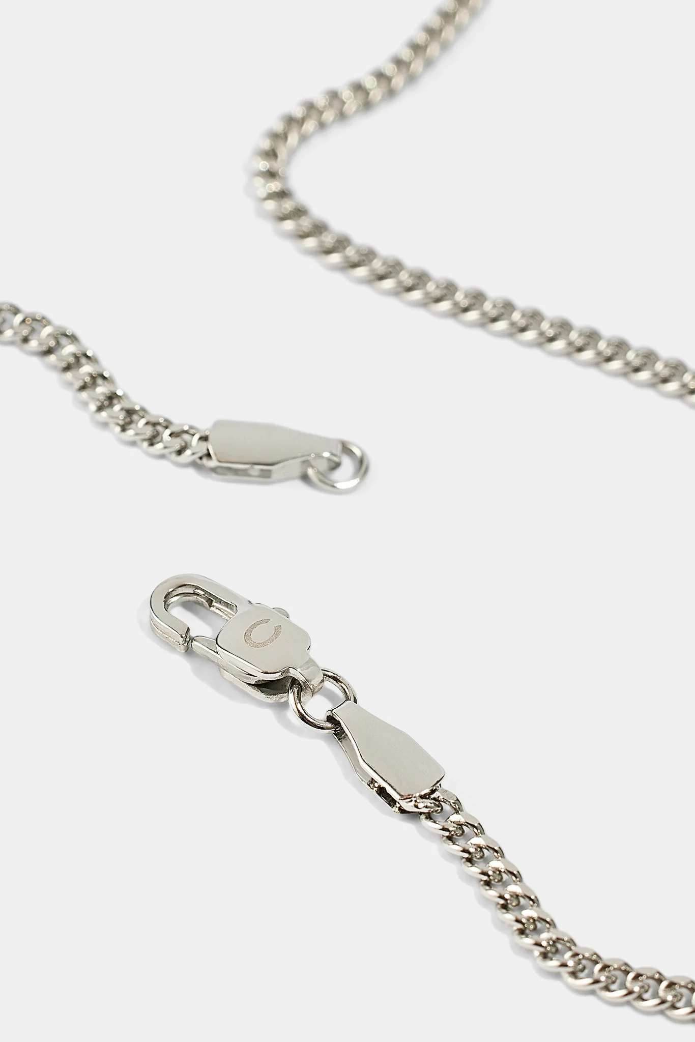 Micro Cuban Chain - 2.5mm - White - Image 3