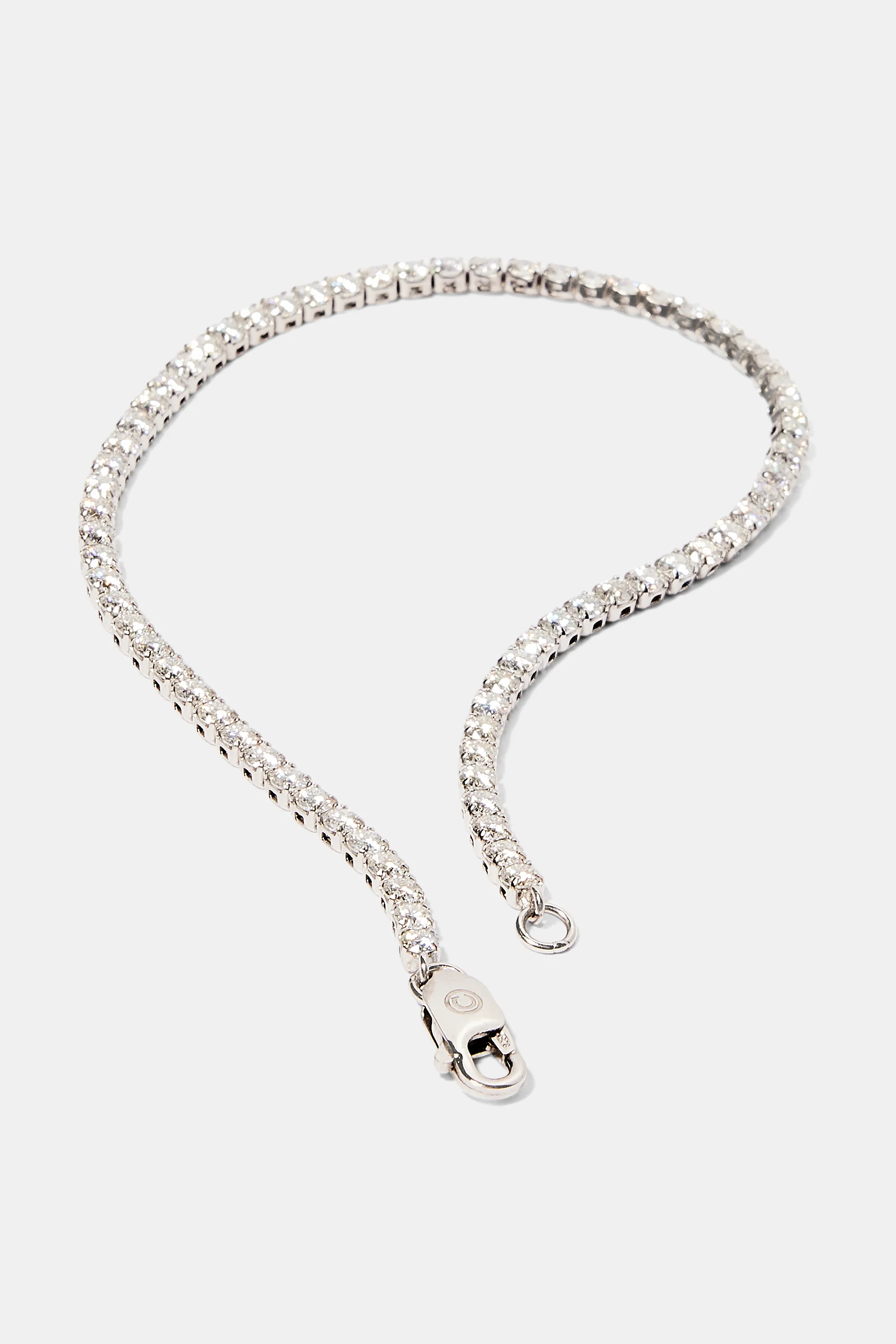 2.5mm Moissanite Micro Tennis Bracelet - Image 4