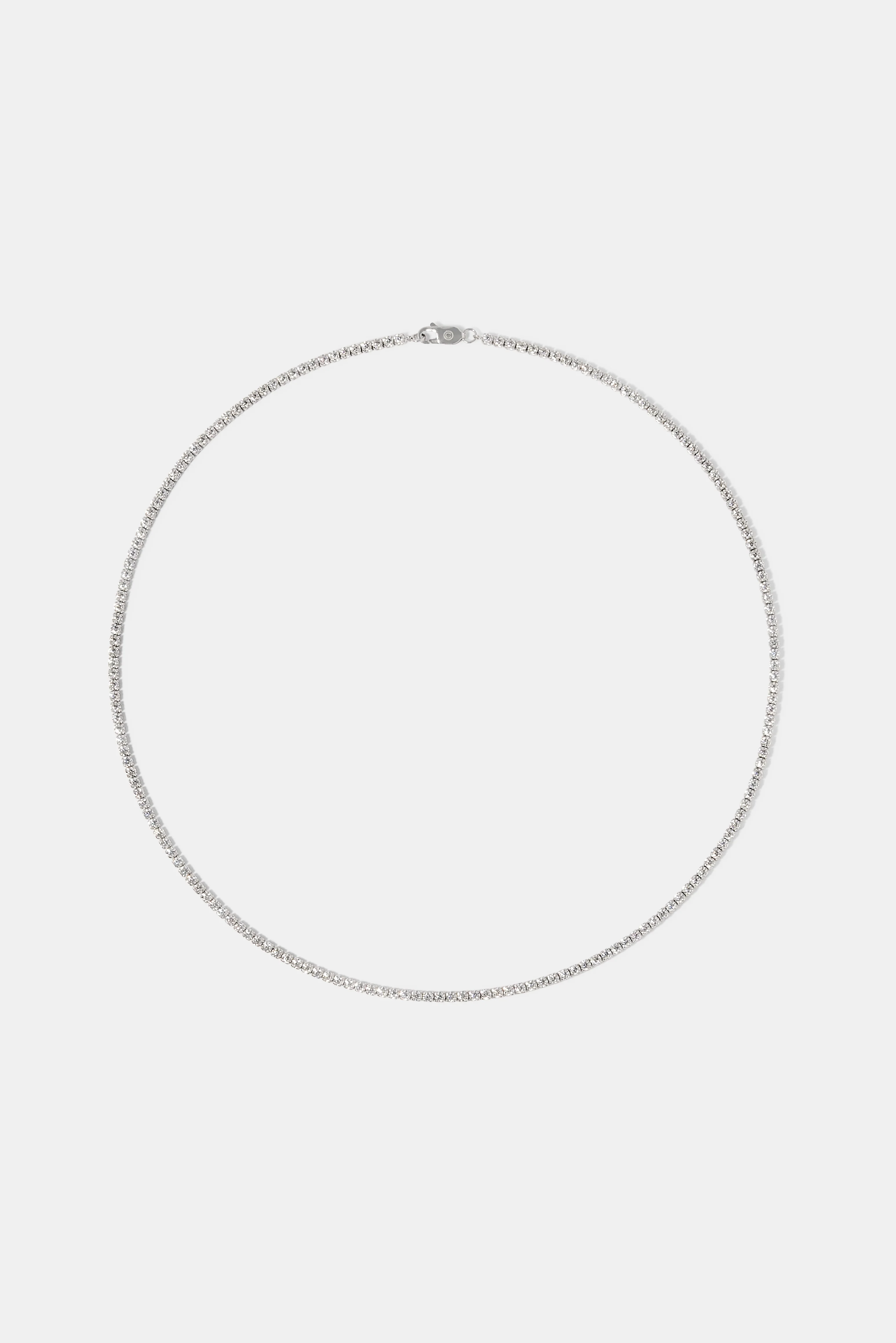 2.5mm Moissanite Micro Tennis Chain - Image 2