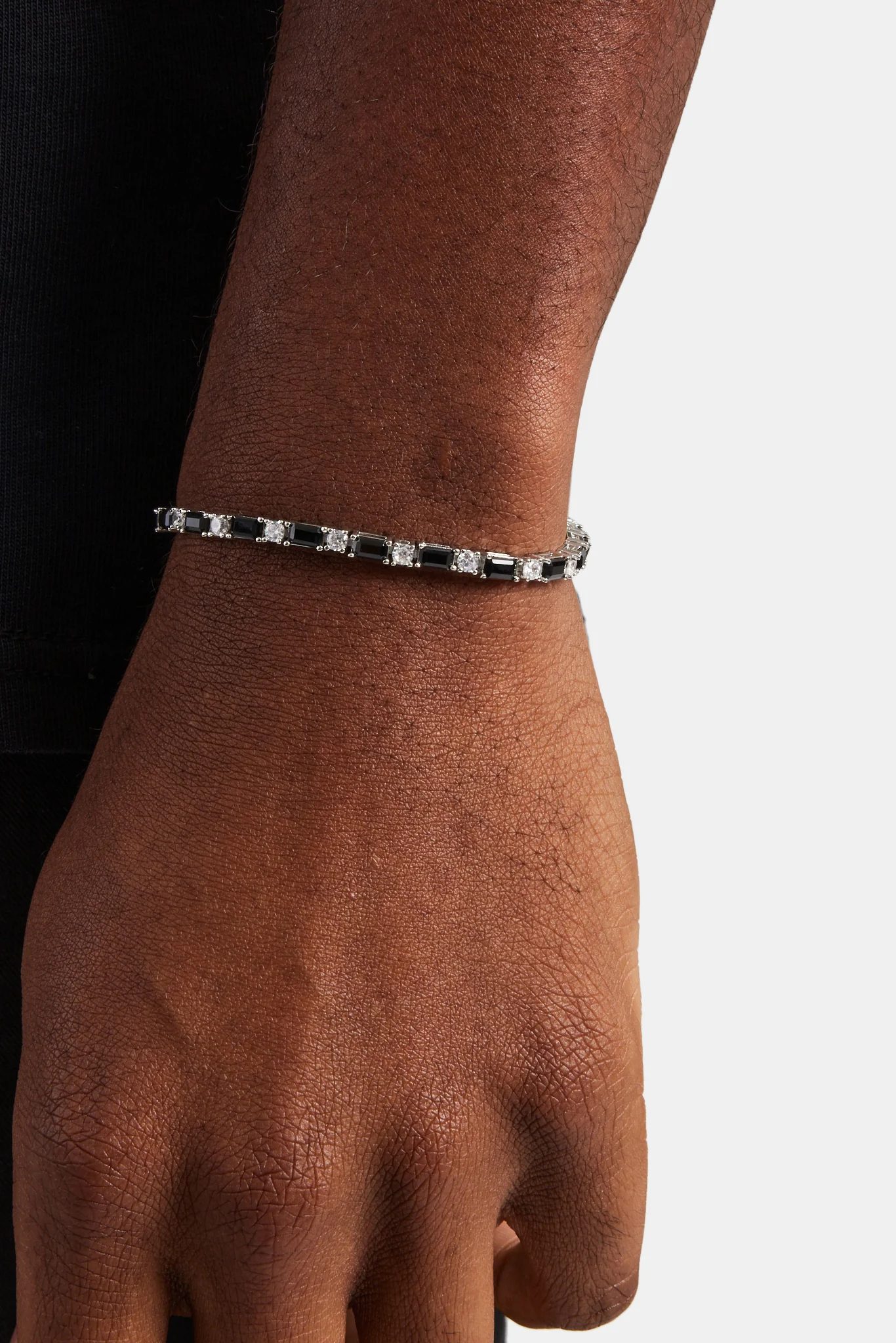 Tennis Bracelet - Black & White - Image 2