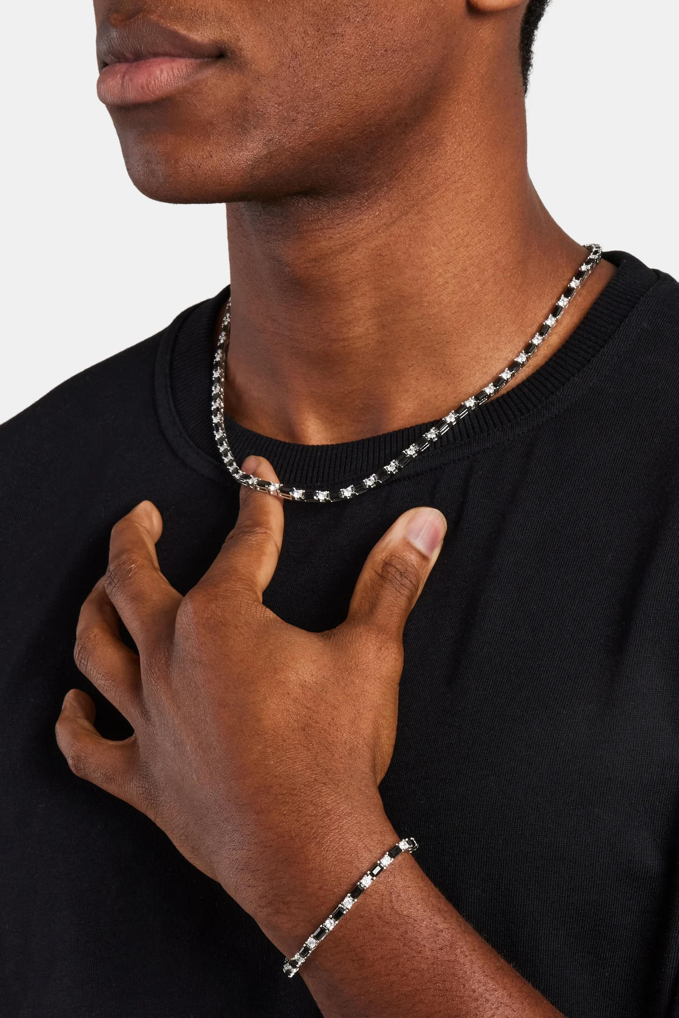 Tennis Chain - Black & White - Image 5