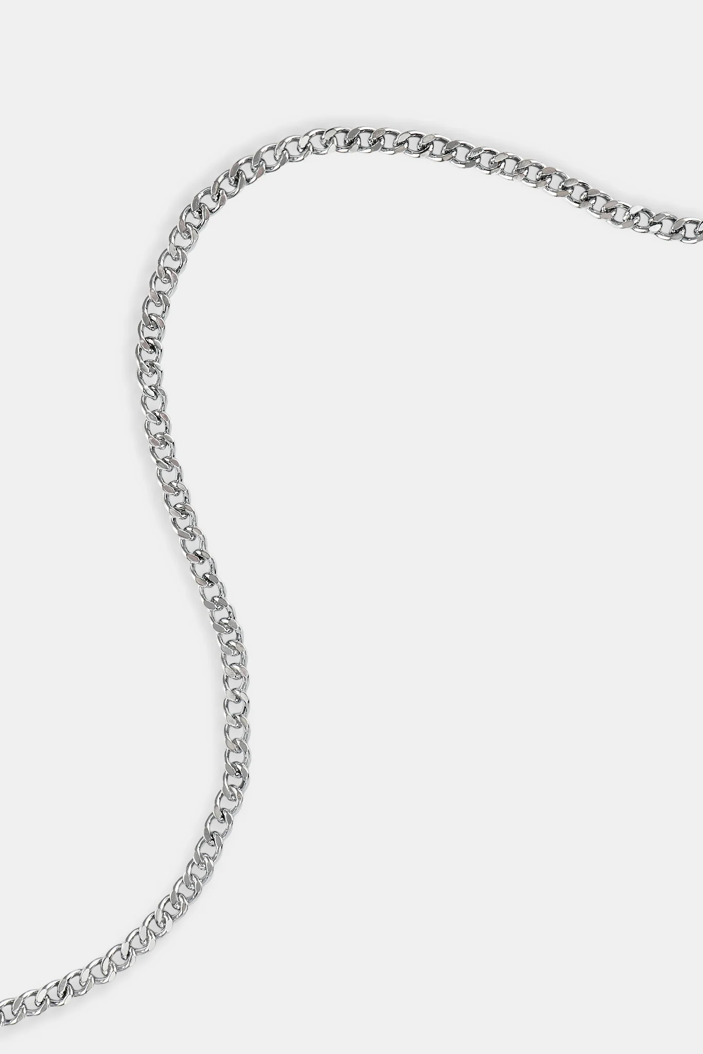 2mm Curb Bracelet - White - Image 3
