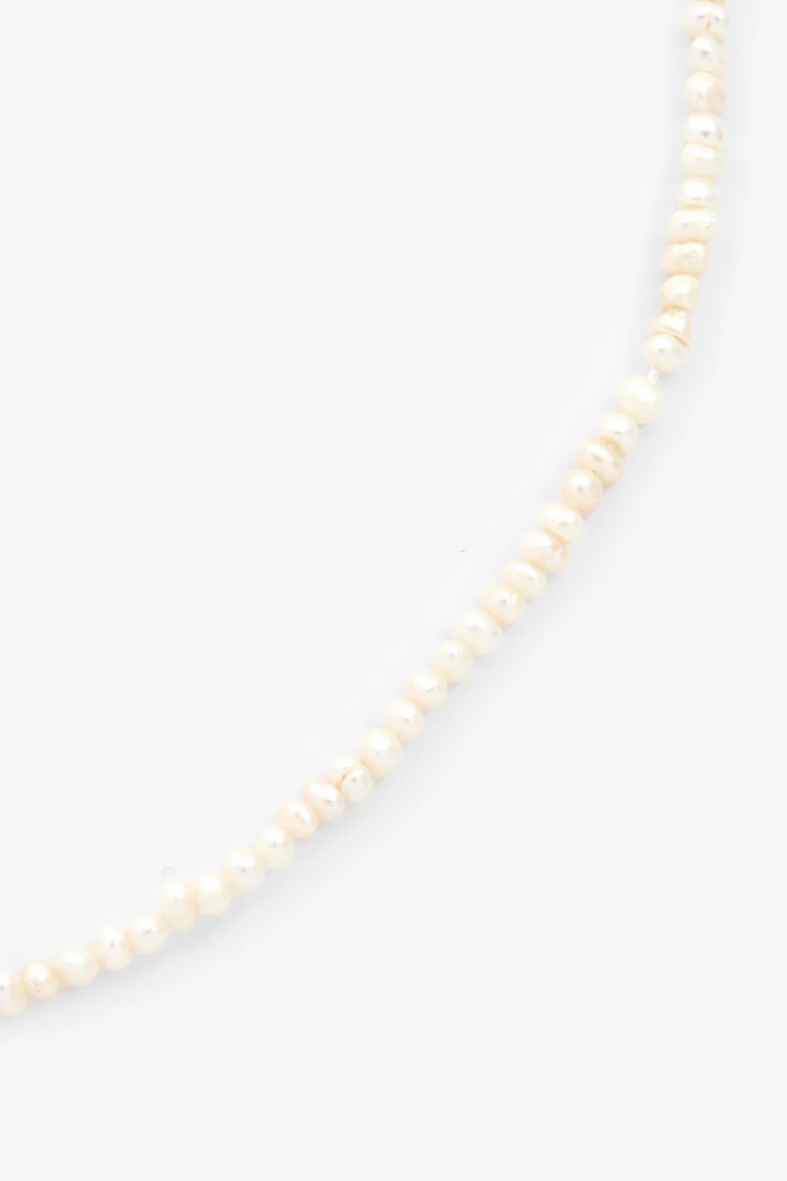 2mm Freshwater Pearl Necklace - Image 3