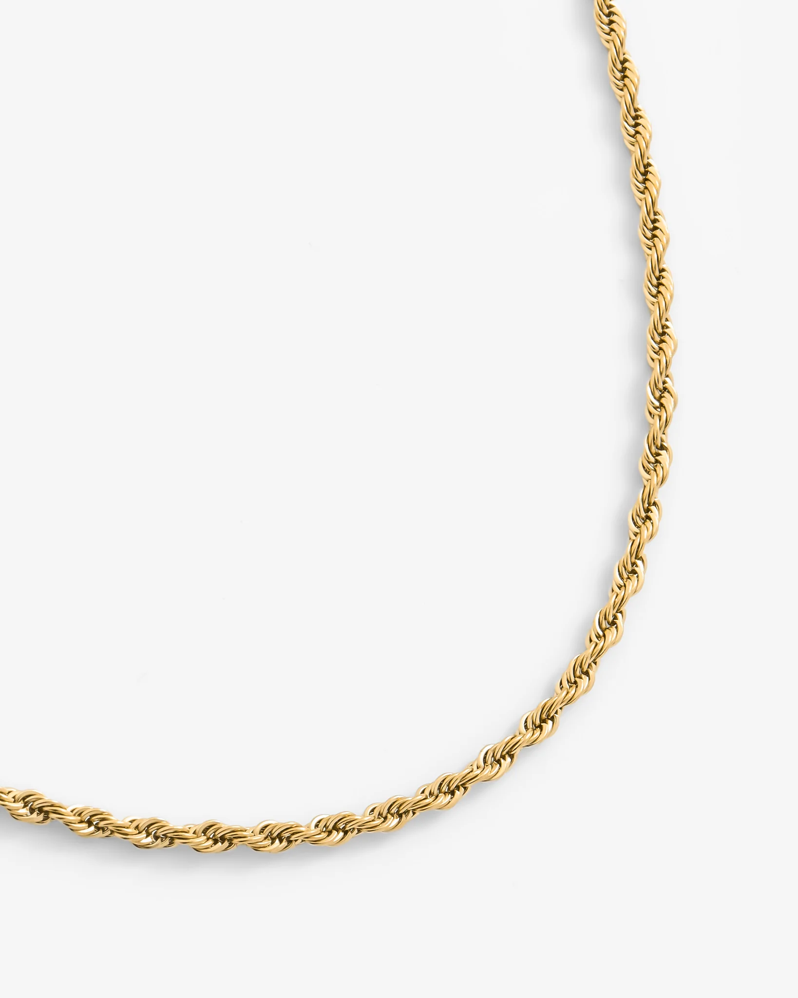2mm Rope Chain - Gold - Image 2