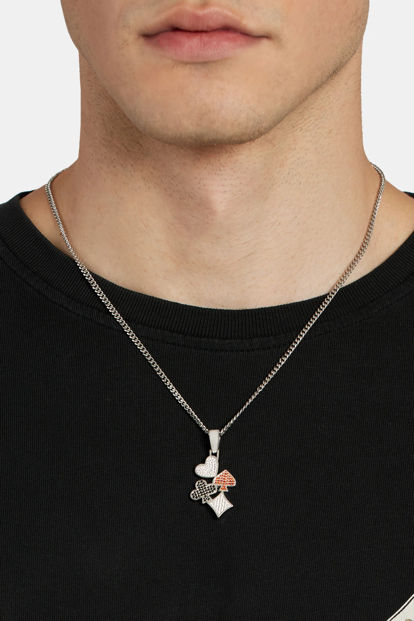 31mm Iced CZ Casino Inspired Micro Cuban Necklace - Image 2