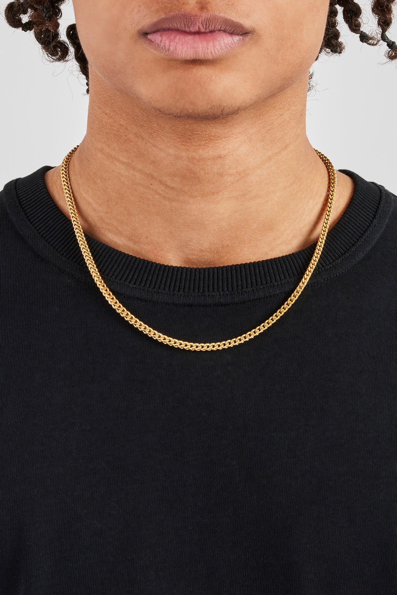 3mm Franco Chain - Gold
