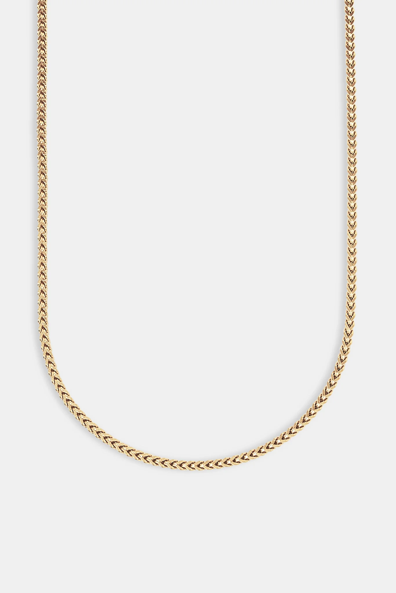 3mm Franco Chain - Gold - Image 2