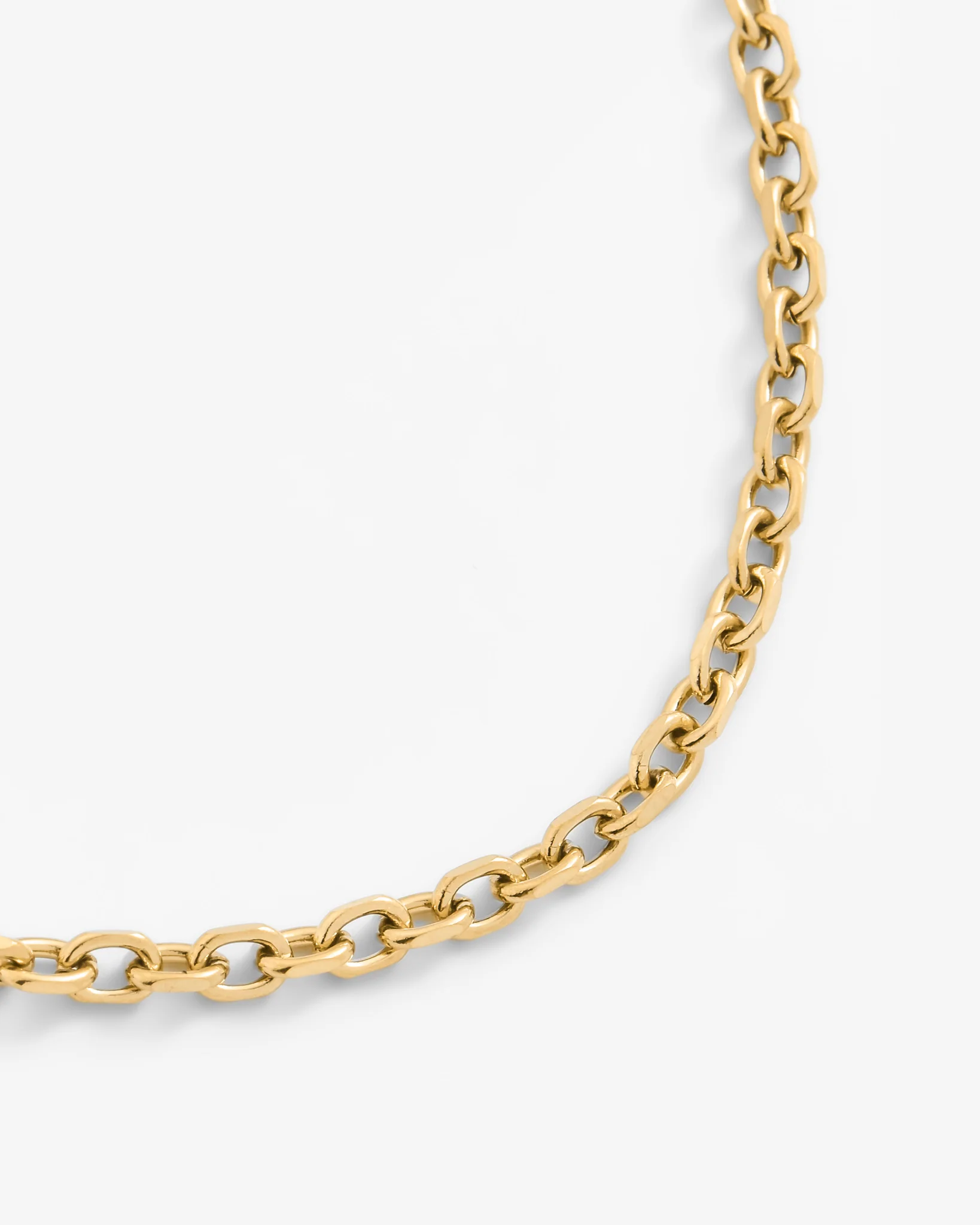 3mm Hermes Link Chain - Gold - Image 2