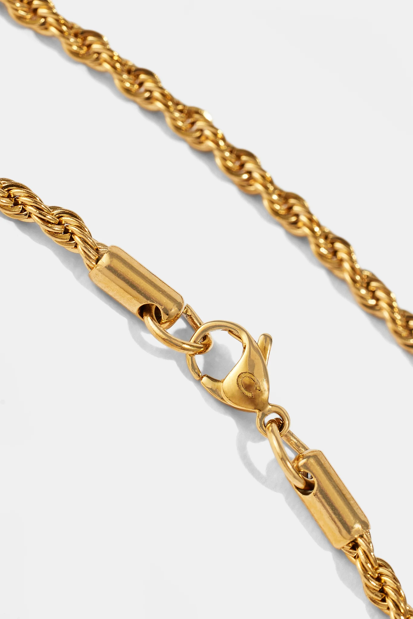 3mm Rope Chain - Gold - Image 4