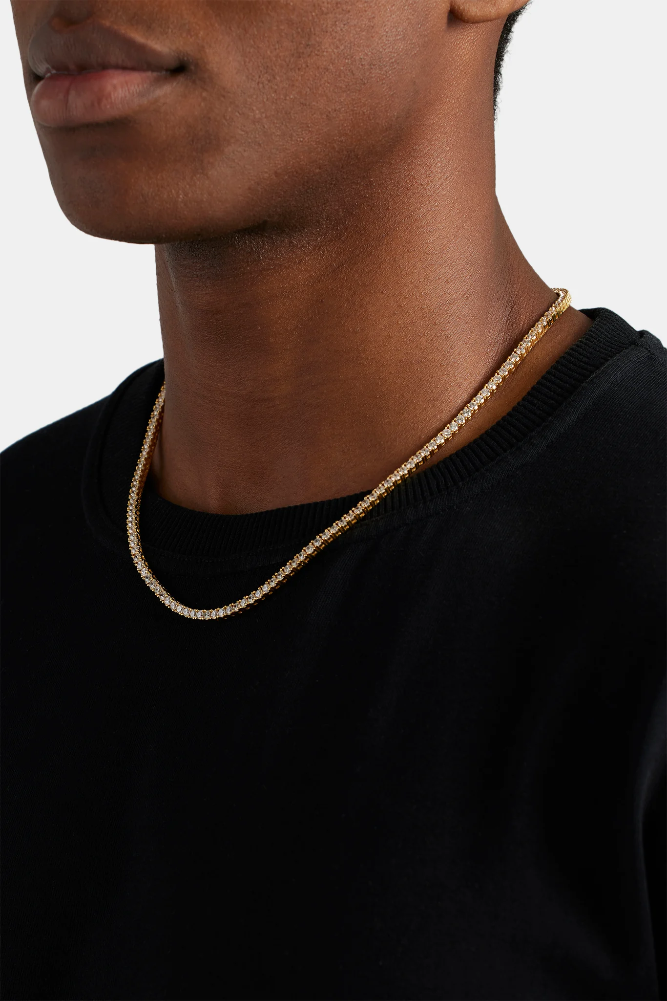 Tennis Chain - 3mm - Gold - Image 3