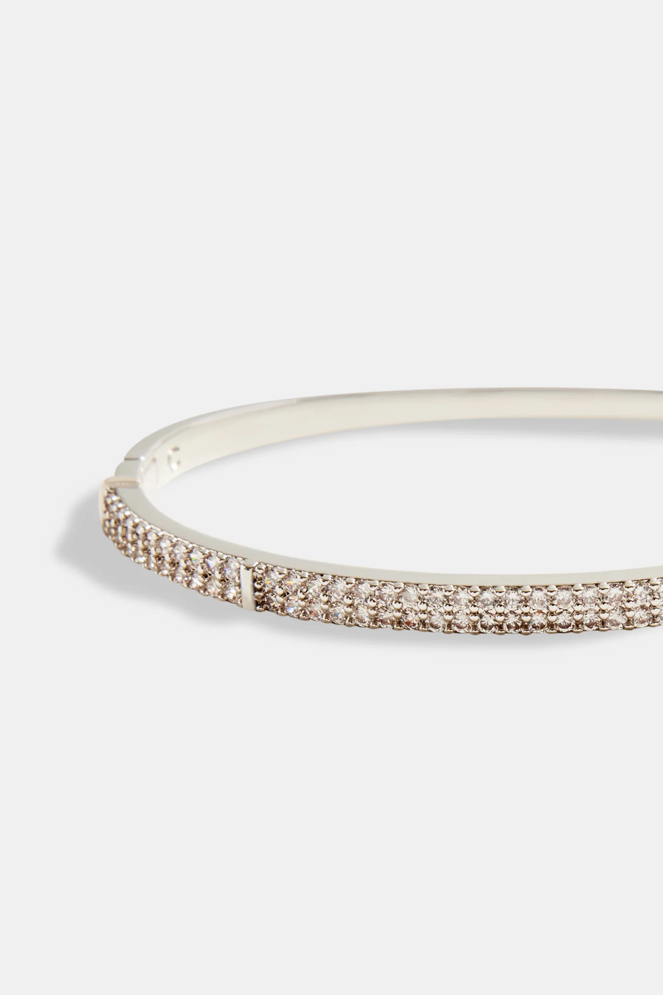 4mm Iced CZ Pave Mix Bangle - Image 3