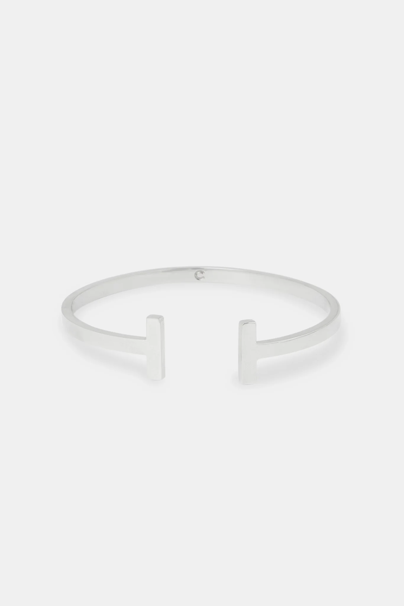 4mm Polished T Bar Bangle - Image 2