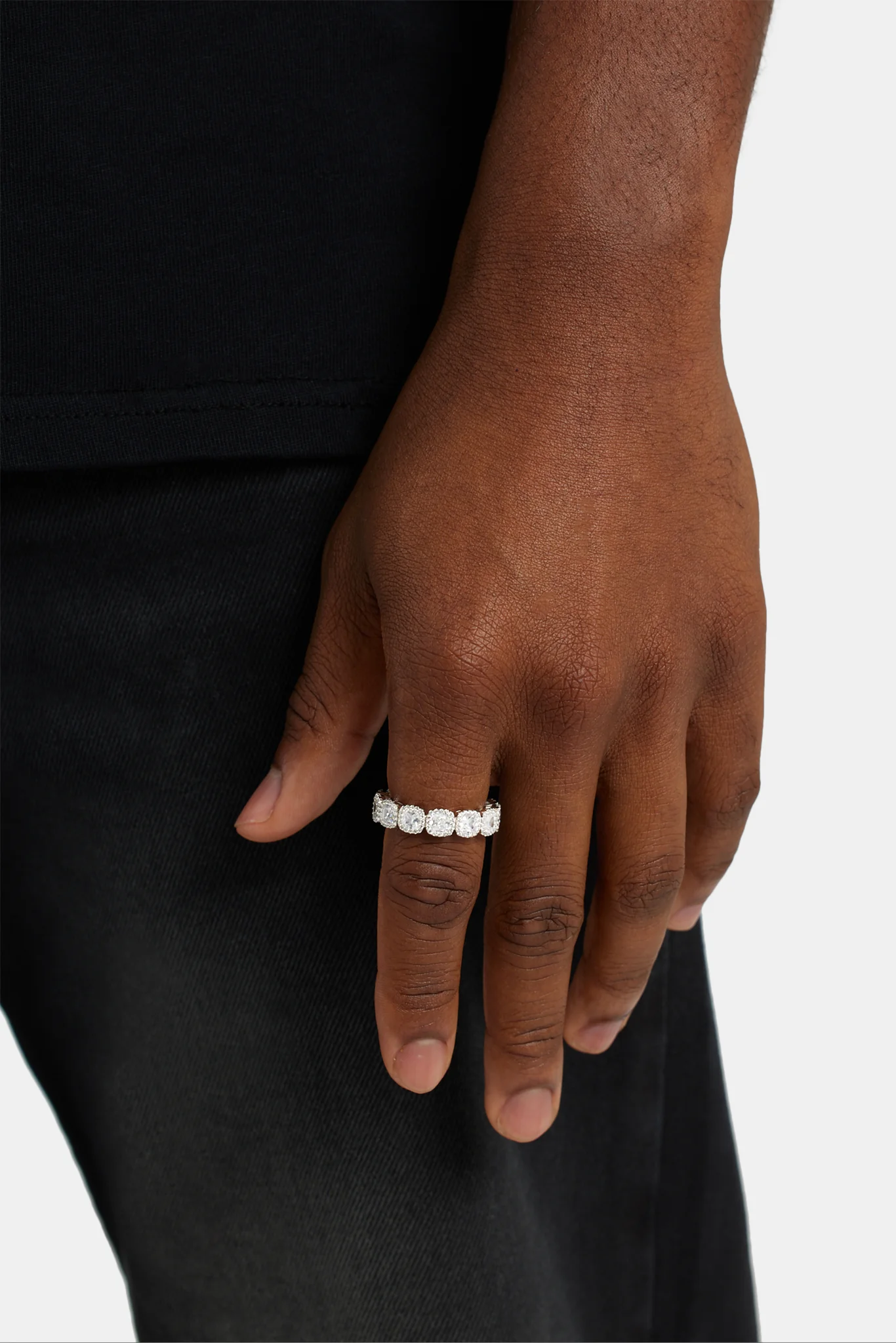 5mm 925 CZ Cluster Ring - Image 2