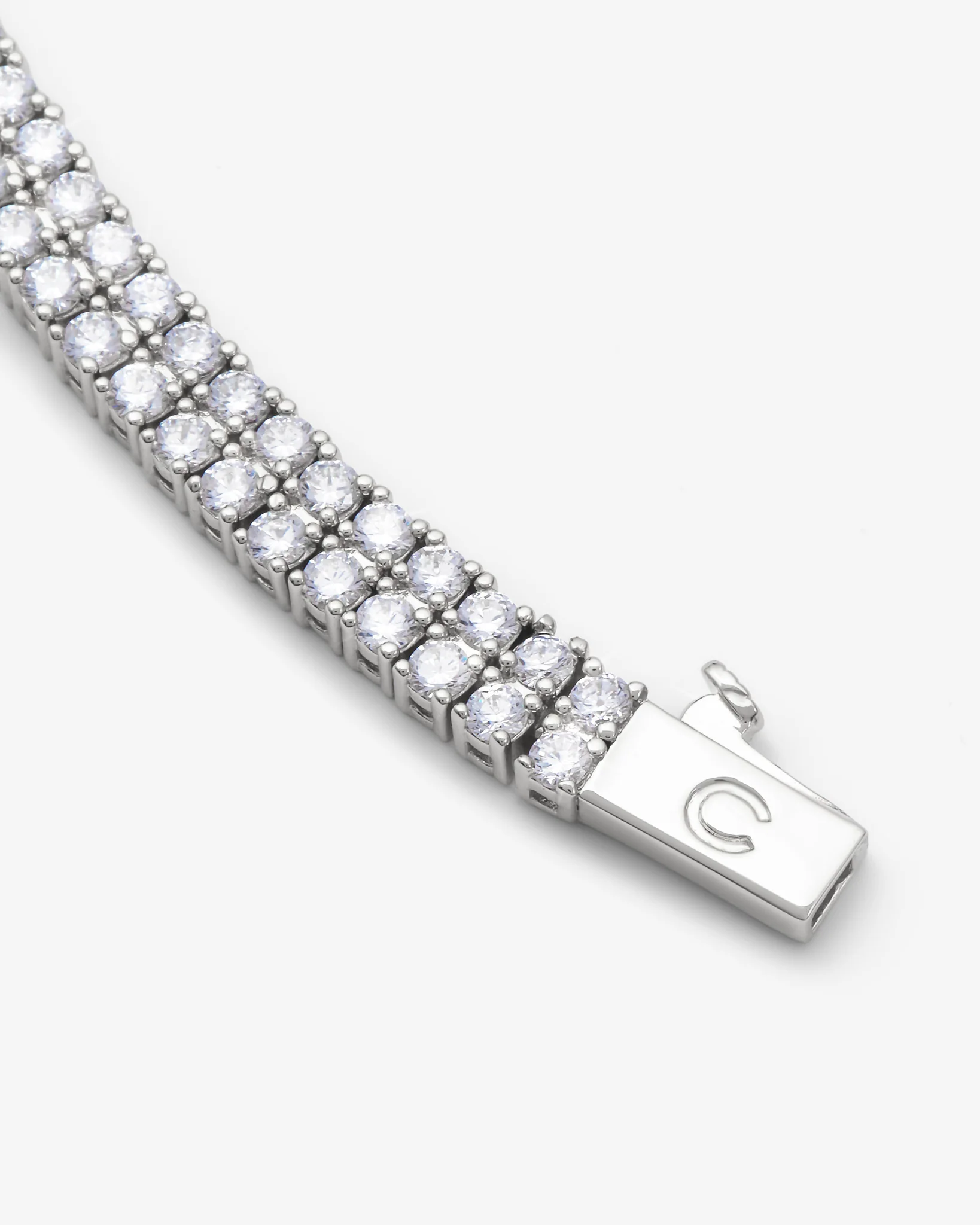 5mm Double Row Tennis Bracelet - Image 3