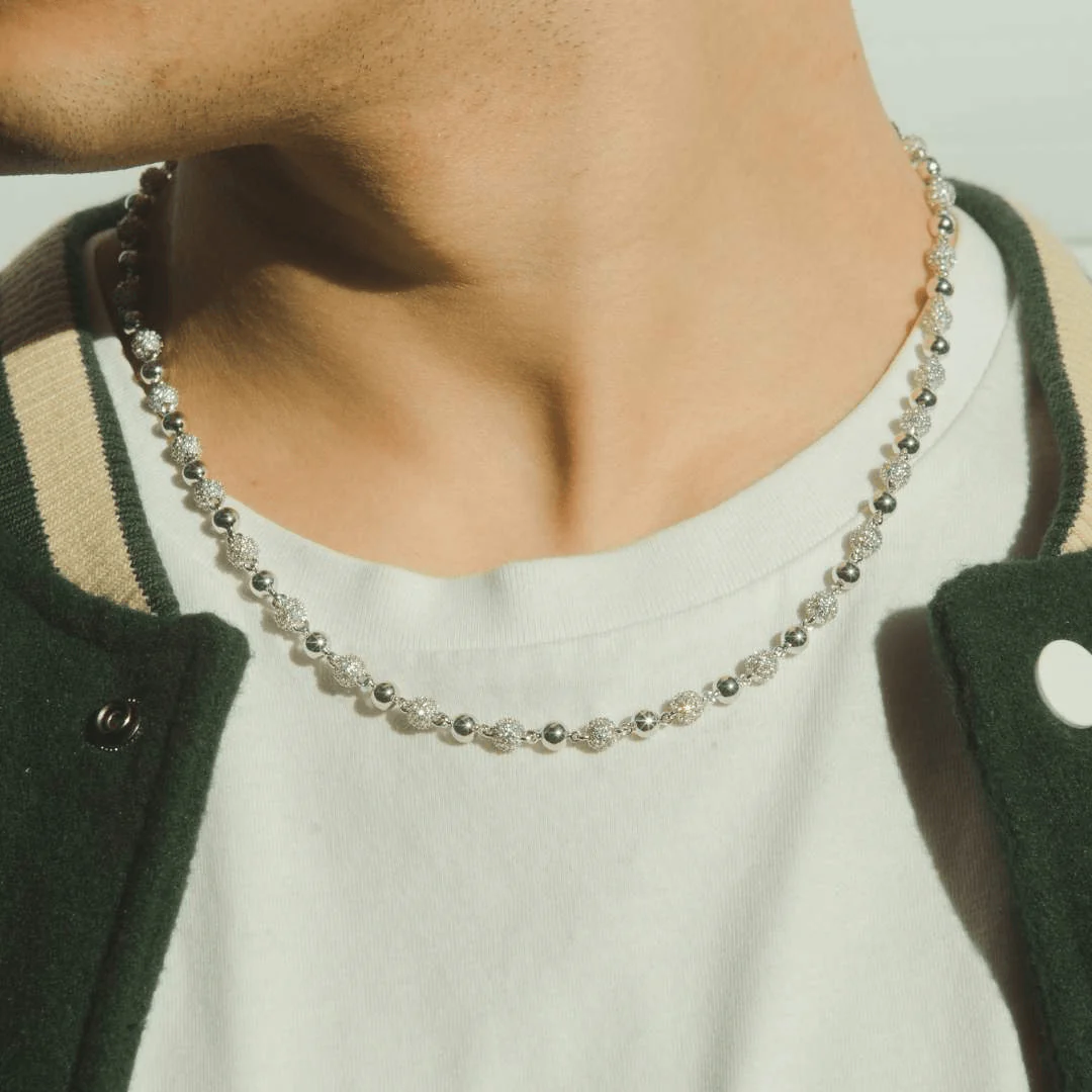 5mm Iced & Plain Ball Chain