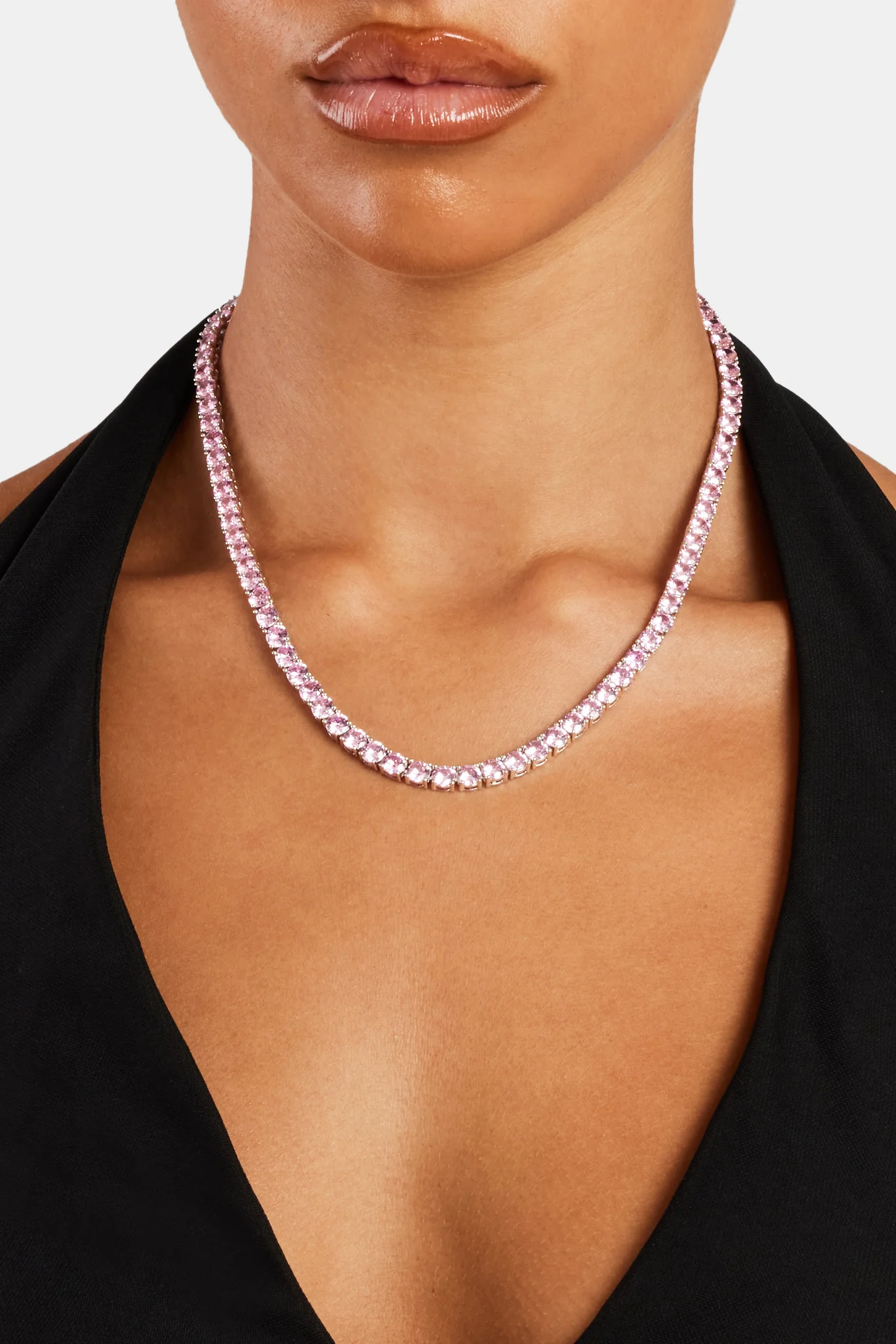 5mm Pink Tennis Chain - Image 2