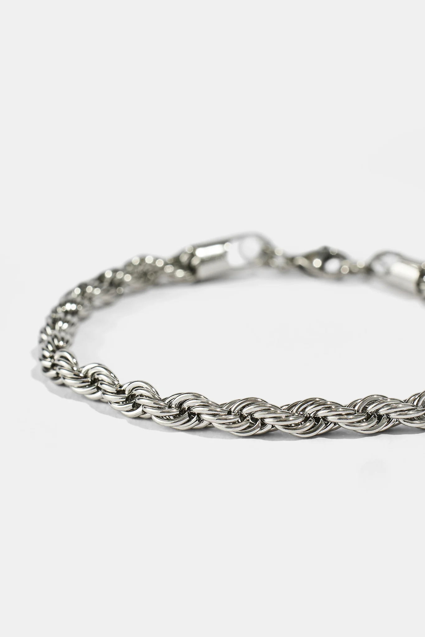 Rope Bracelet - 5mm - White - Image 3