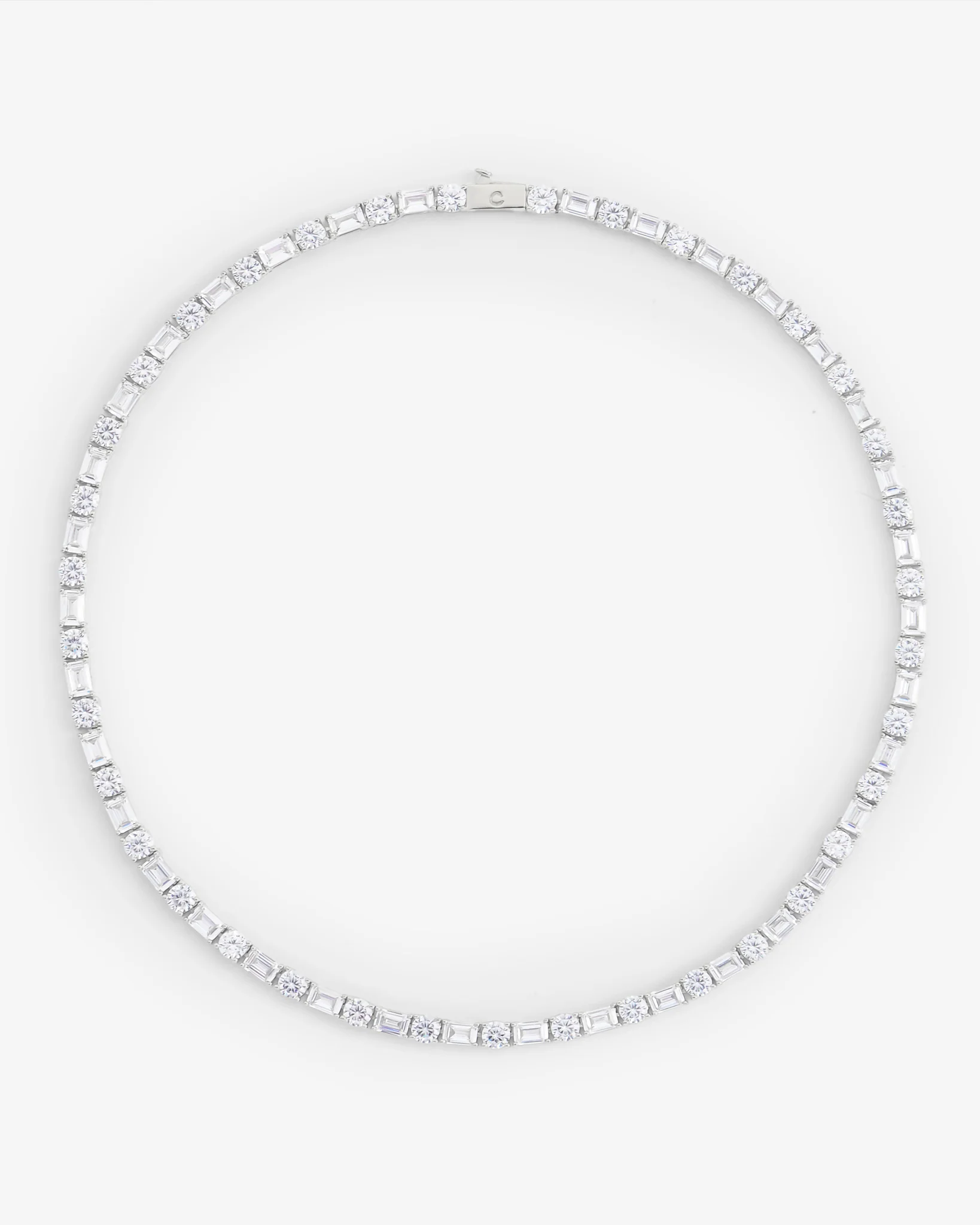 5mm Round & Rectangular Tennis Chain - Image 4