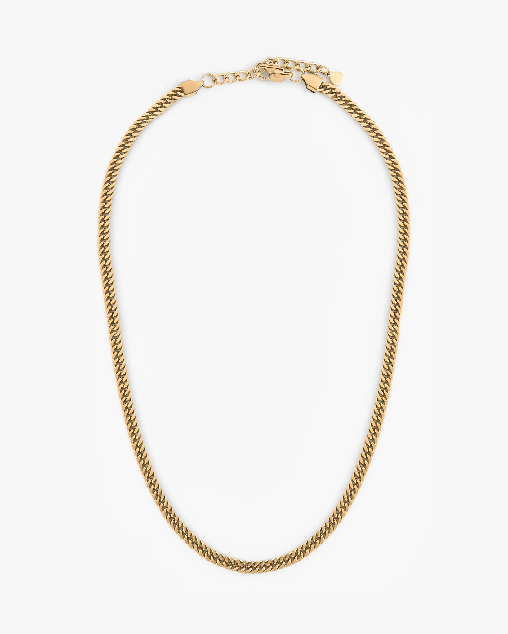 5mm Square Chain - Gold