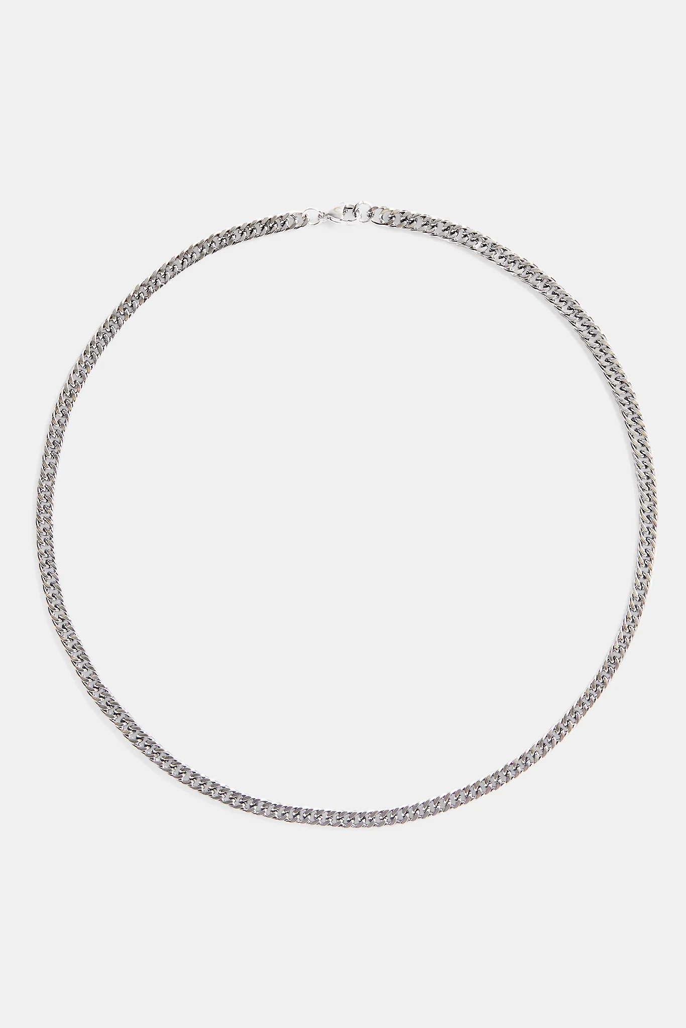 Square Cuban Chain - 5mm - White - Image 2