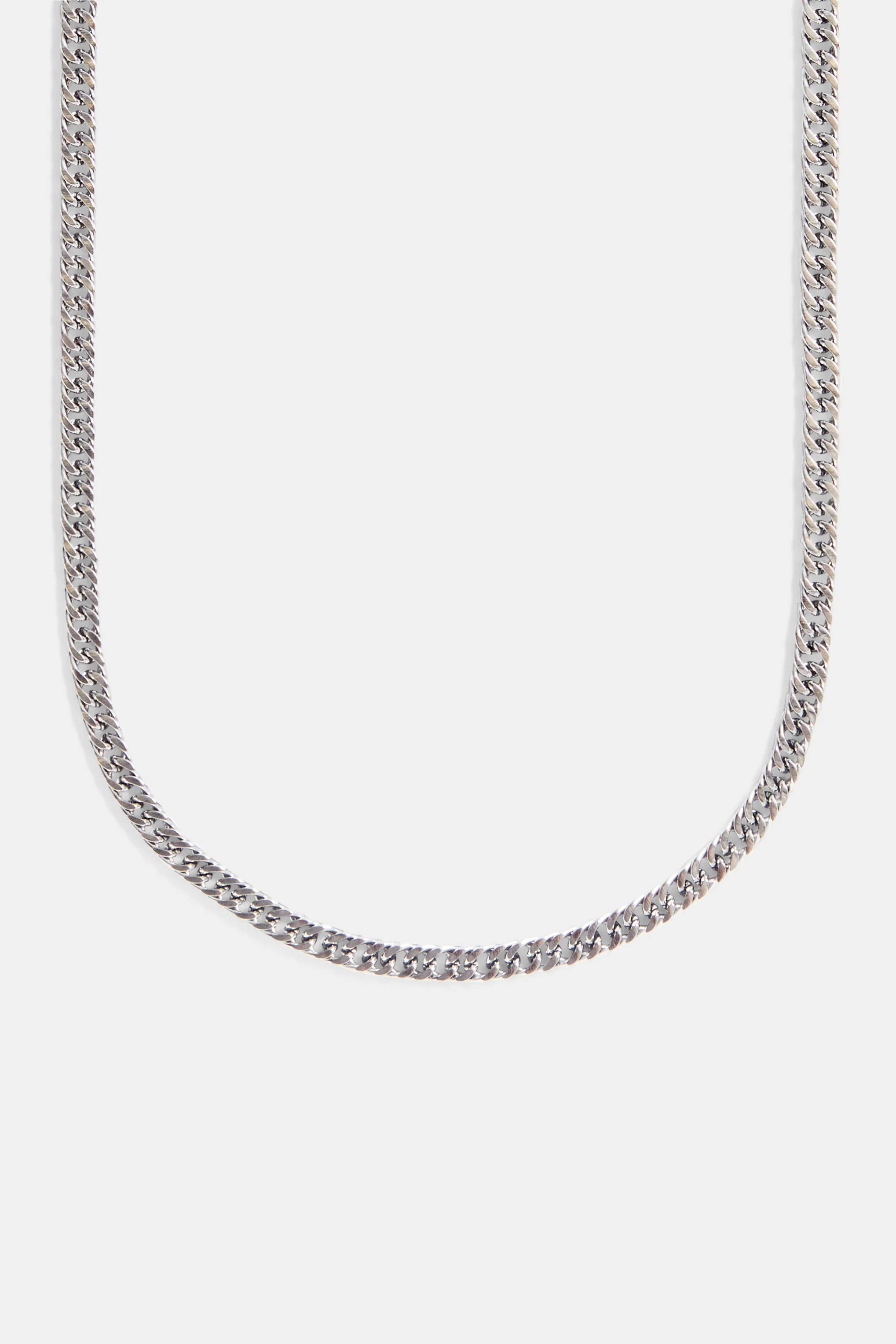 Square Cuban Chain - 5mm - White - Image 3