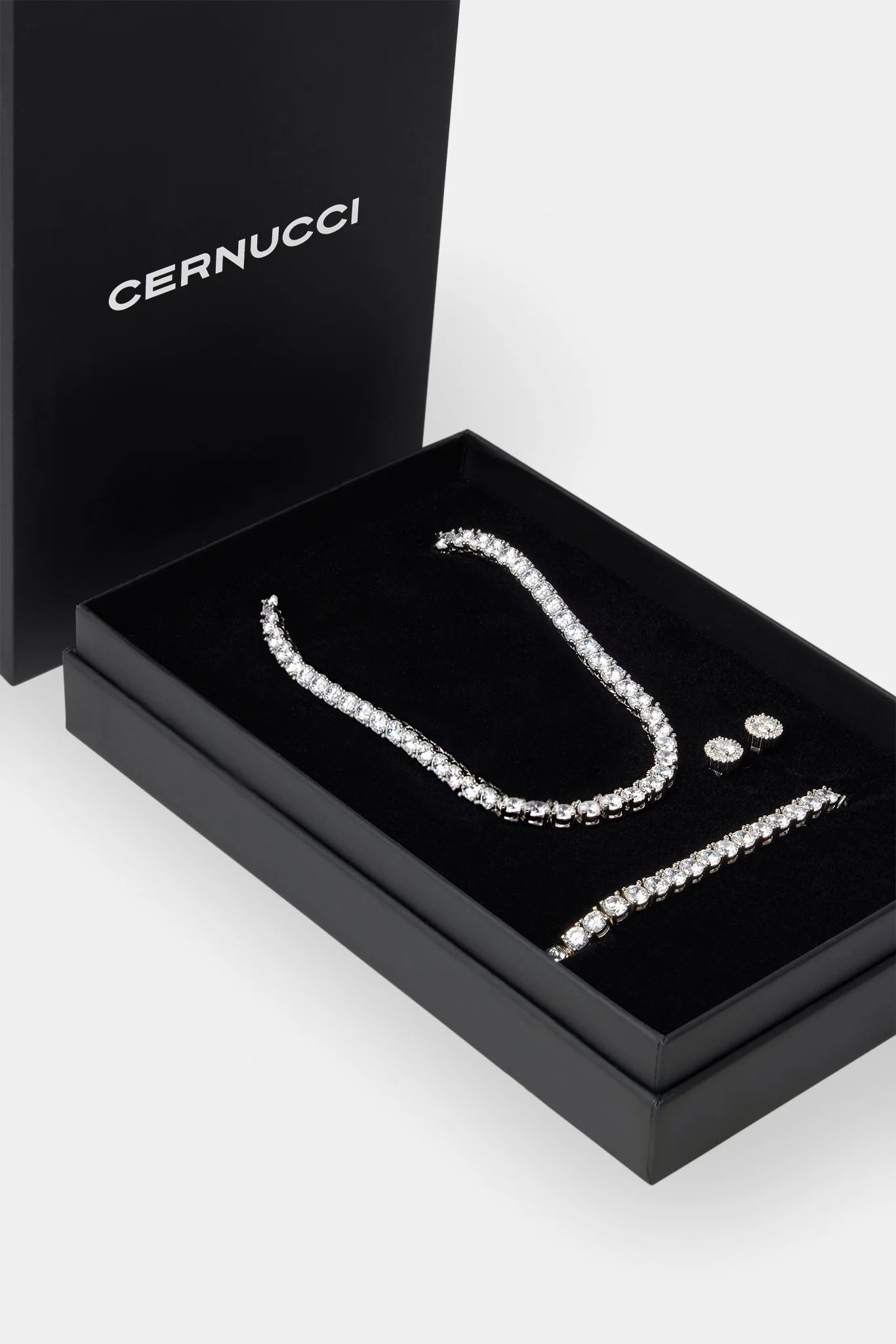 5mm Tennis Chain, Bracelet & Earring Set - Image 2