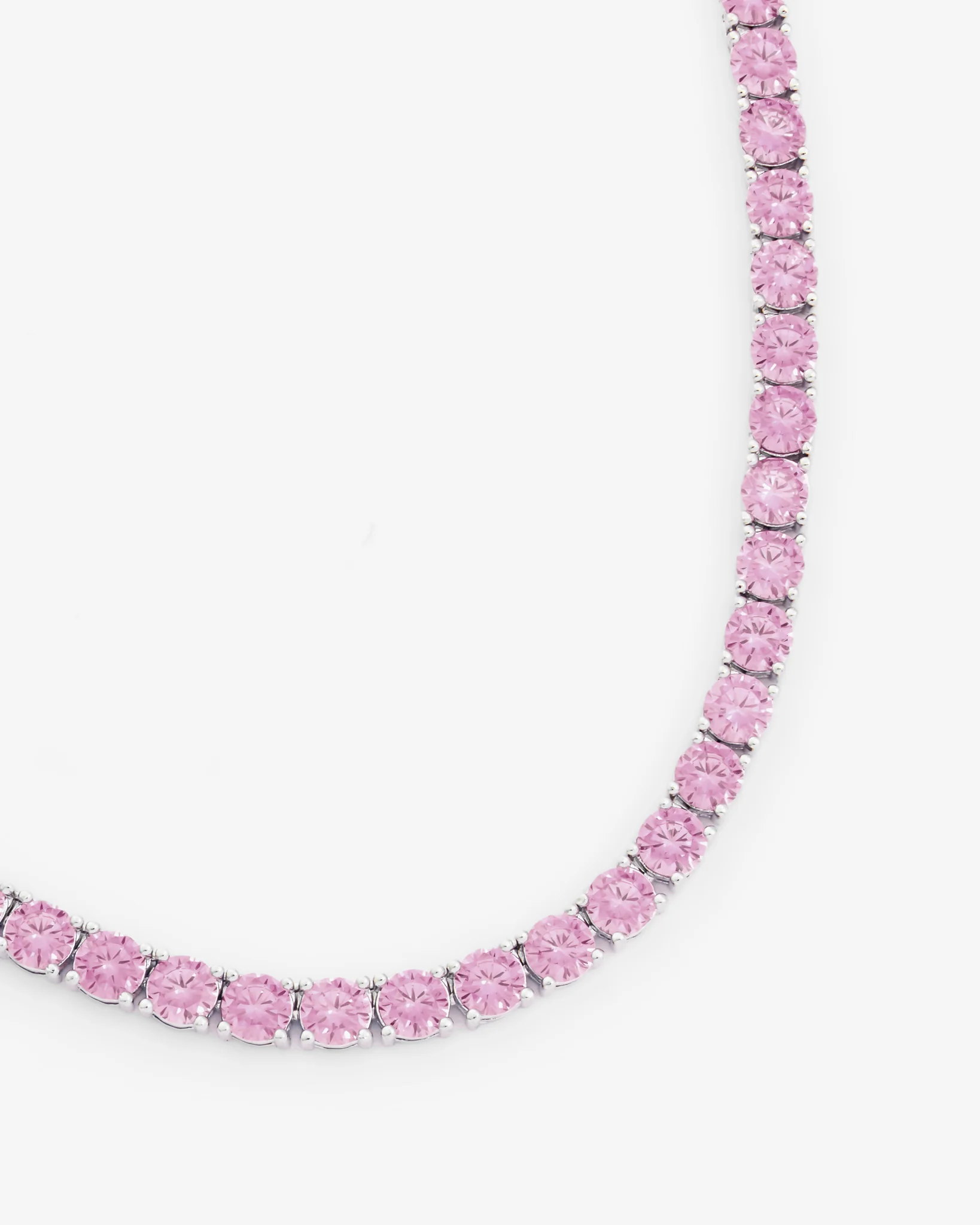 5mm Tennis Chain - Pastel Pink - Image 3