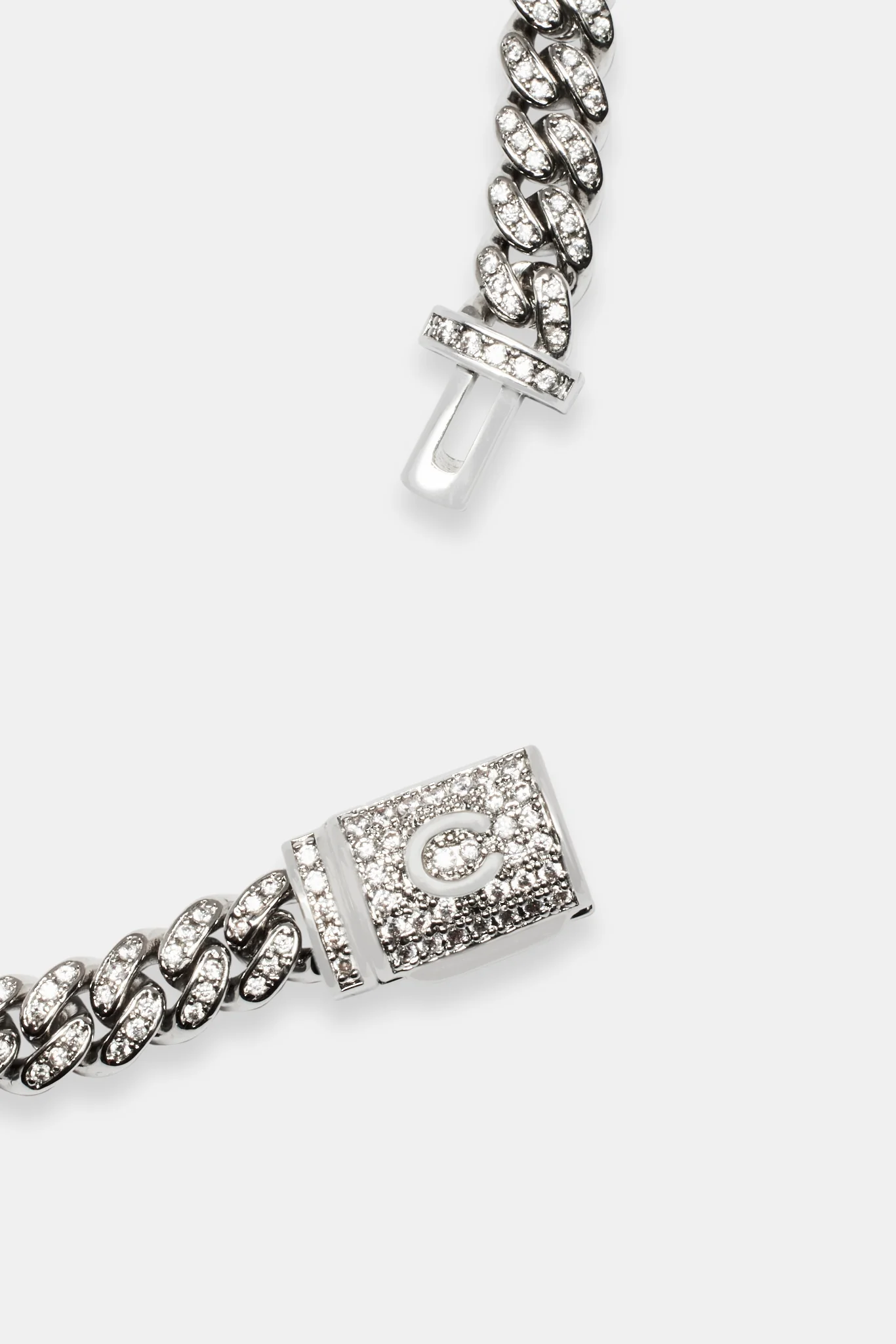 Iced  Cuban Chain - 6mm - White - Image 6