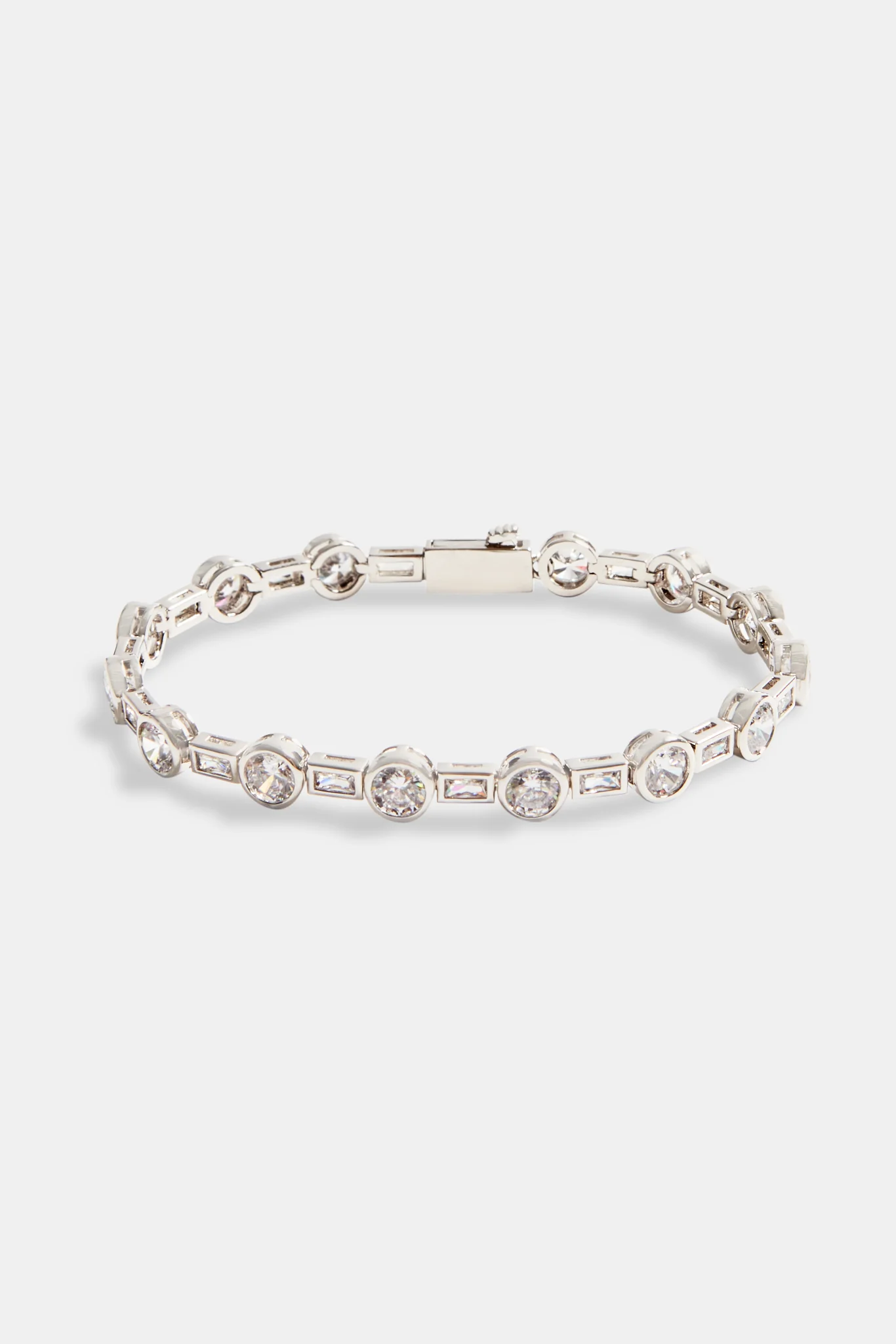 6mm Iced CZ Mixed Shape Bracelet - Image 2