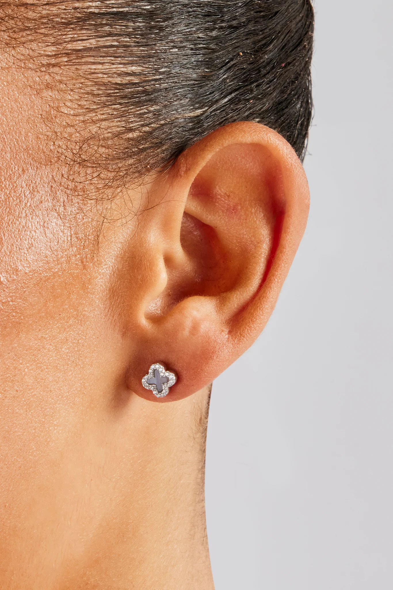 6mm Motif Agate Earrings - Image 2