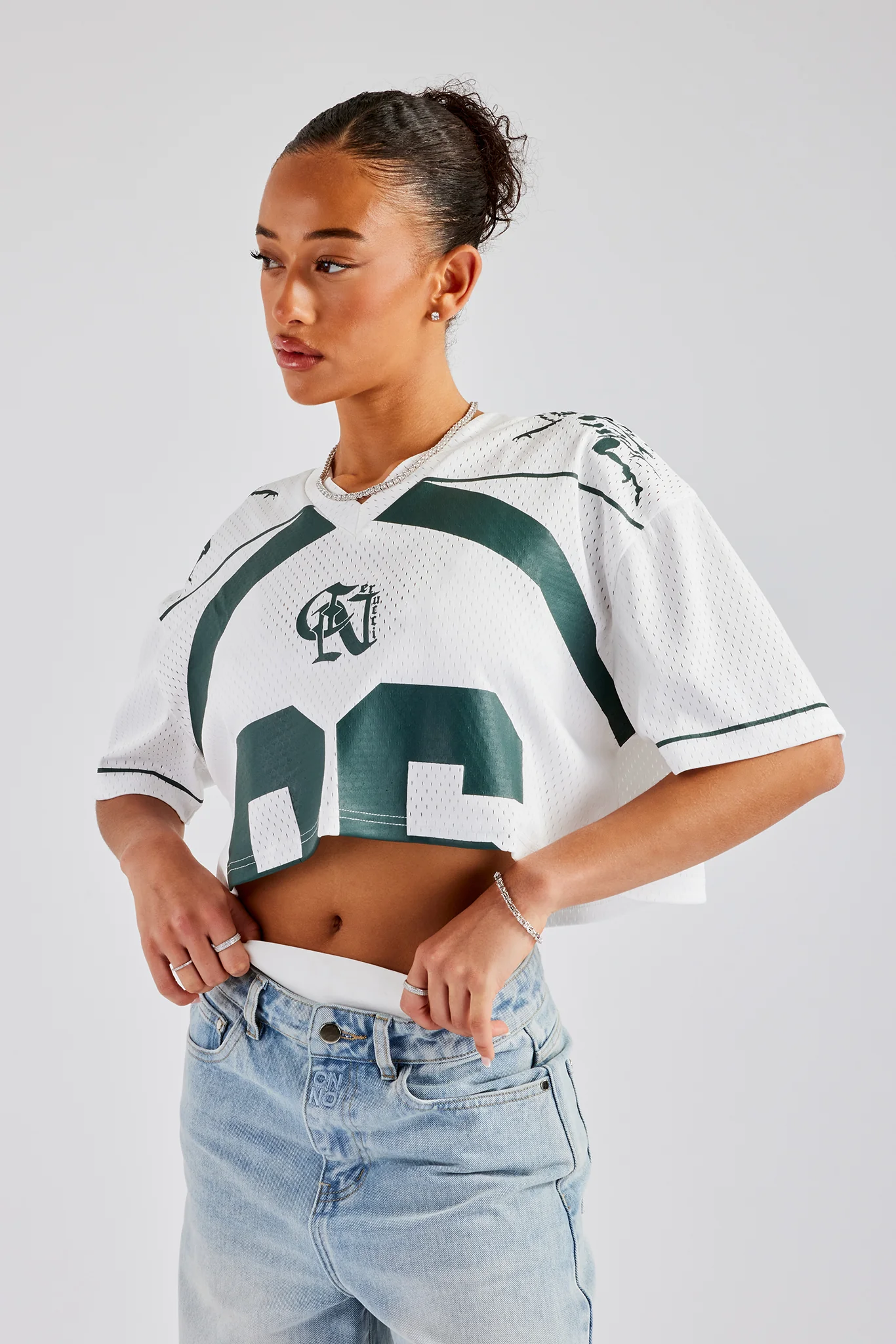 86 Cropped Mesh Top - Image 3