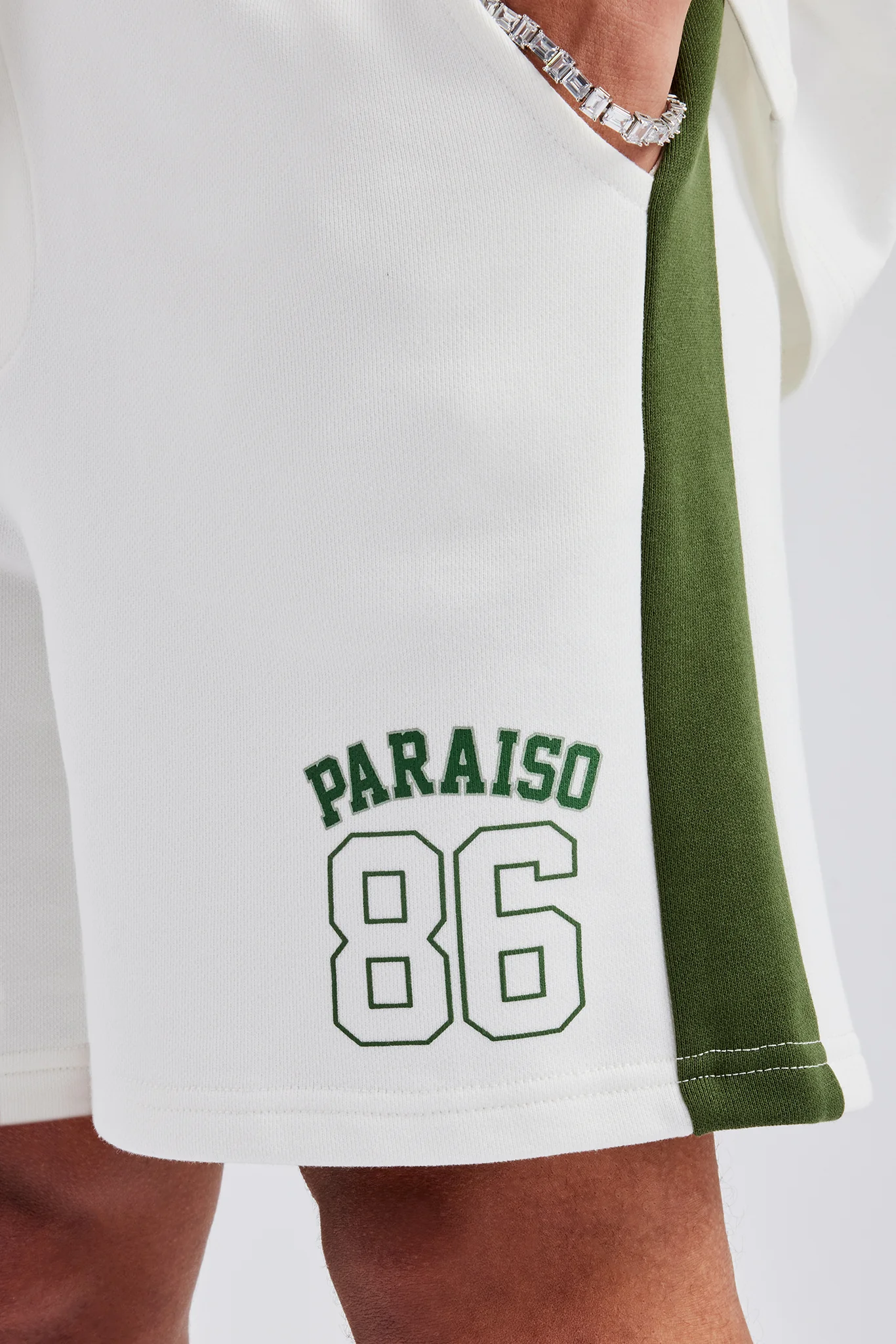 86 Varsity Jersey Short - Off White - Image 2