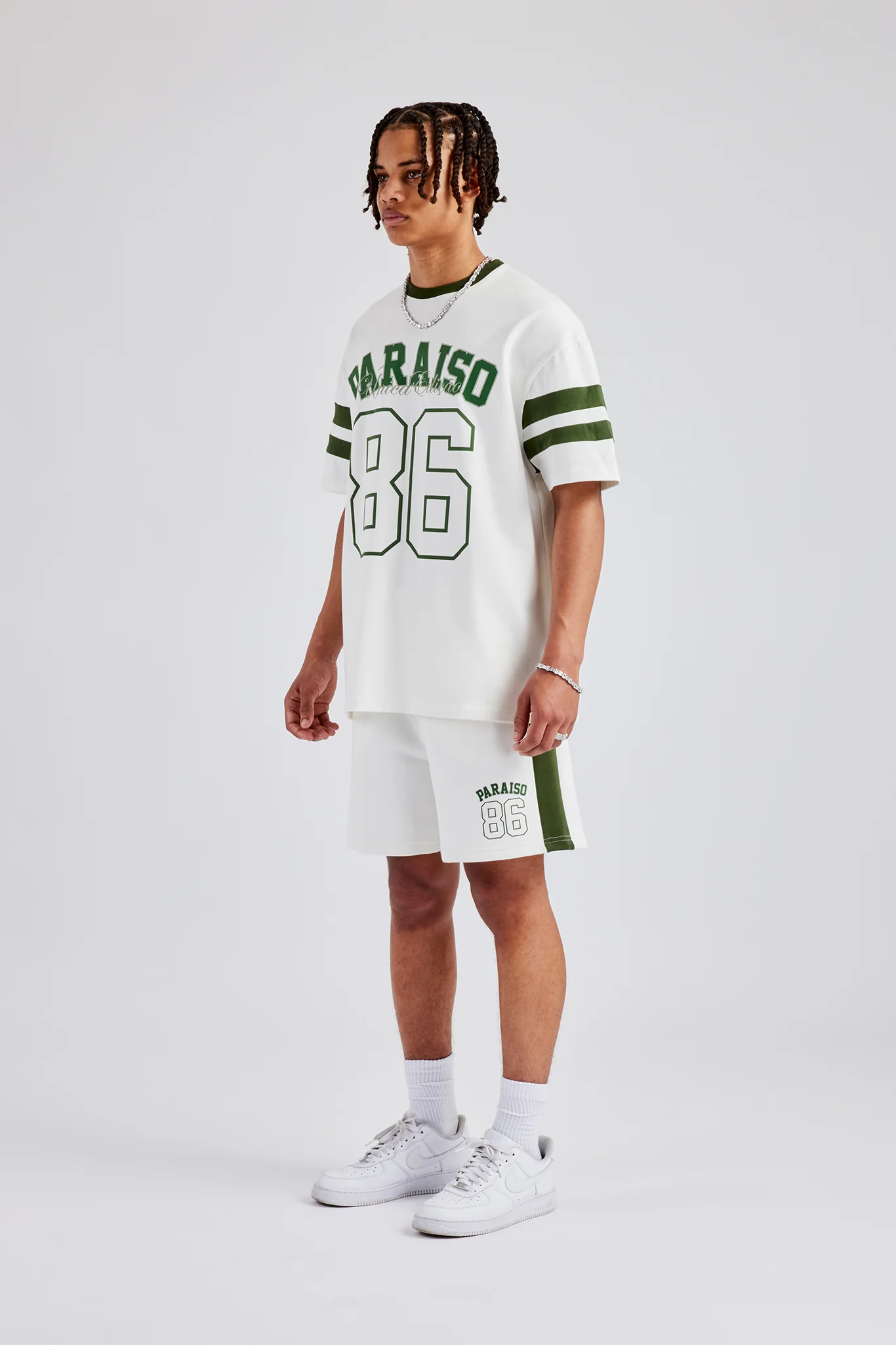 86 Varsity Jersey Short - Off White - Image 4