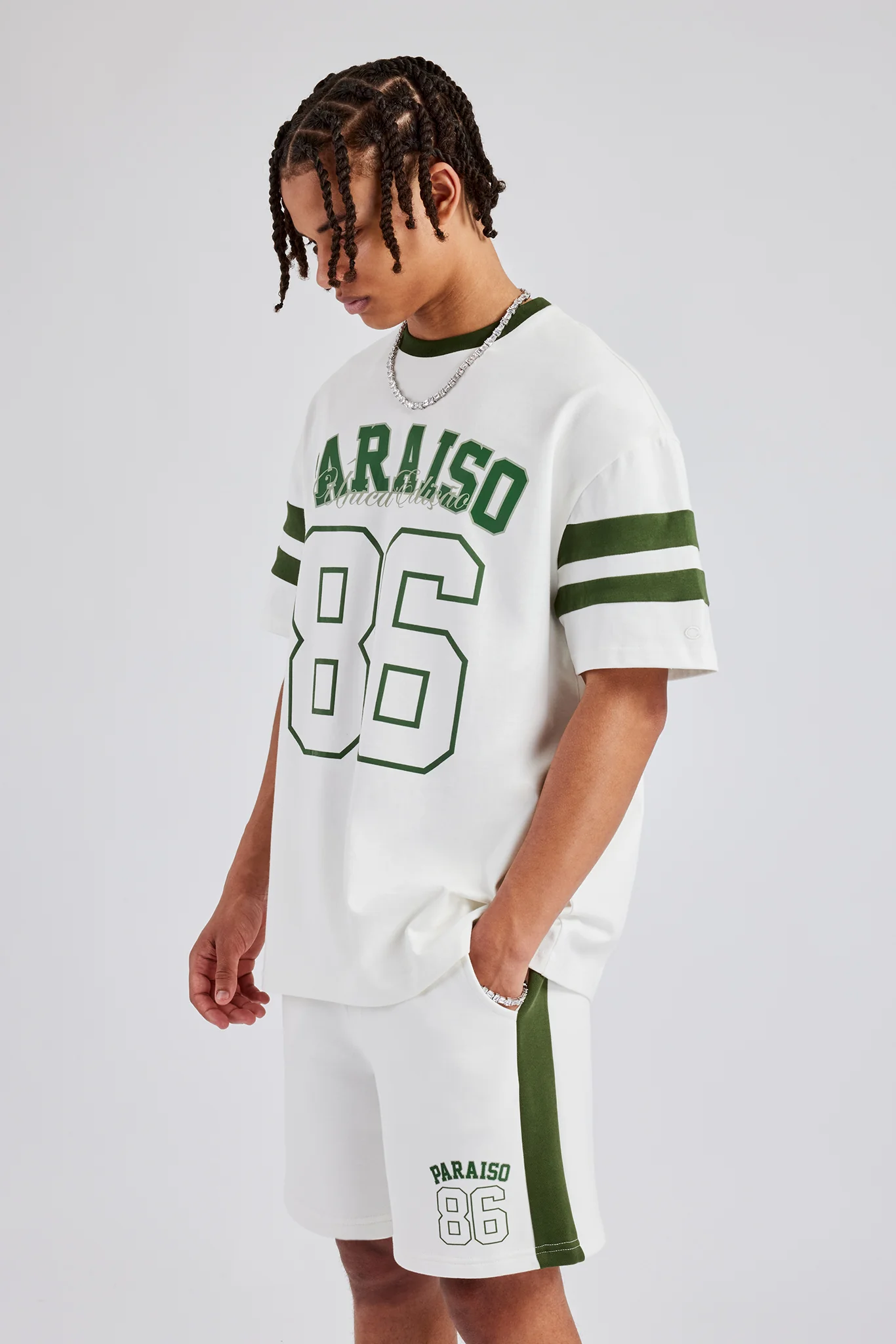 86 Varsity Skater T-Shirt - Off White - Image 2